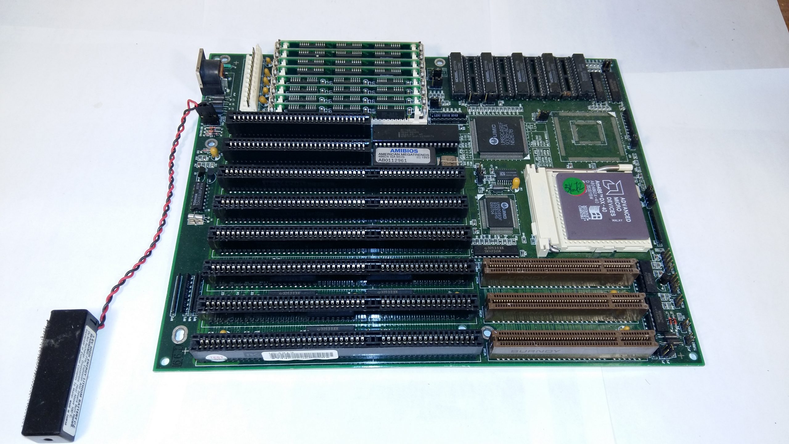 Carte mère vintage ECS UC4913 – Socket 3 (Baby AT, ISA / VLB)
