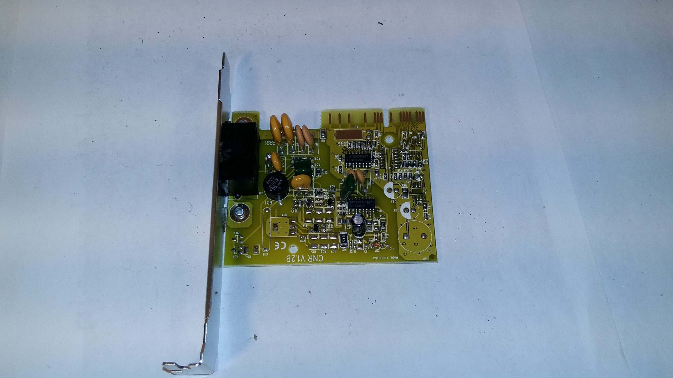 Carte modem CNR V1.2 – 56 Kbps – RJ-11 – Boîte ouverte – Excellent état