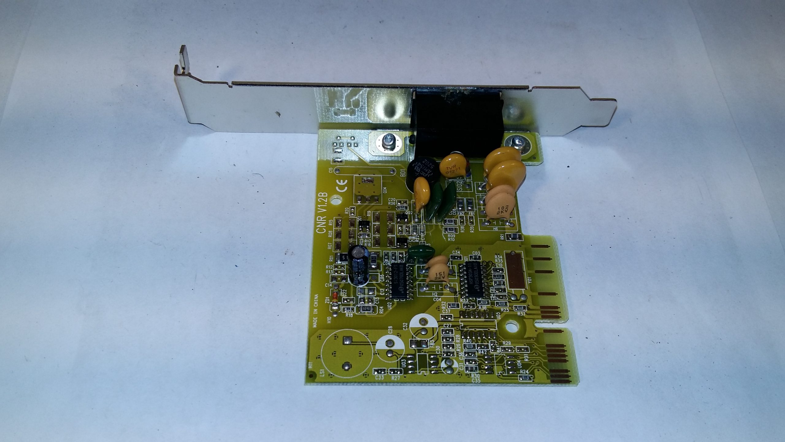 Carte modem CNR V1.2 – 56 Kbps – RJ-11 – Boîte ouverte – Excellent état