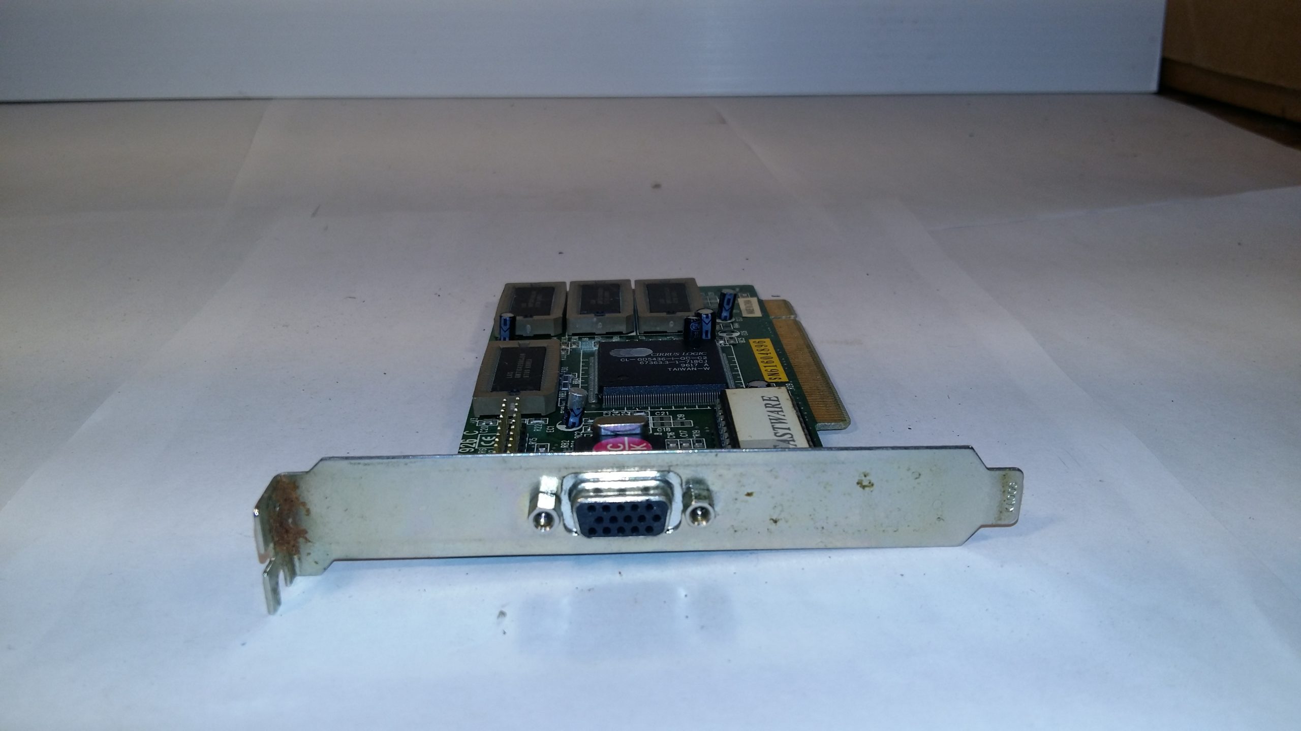 Carte graphique vidéo PCI vintage FASTWARE Cirrus Logic VC922/923/926 C pour PC rétro