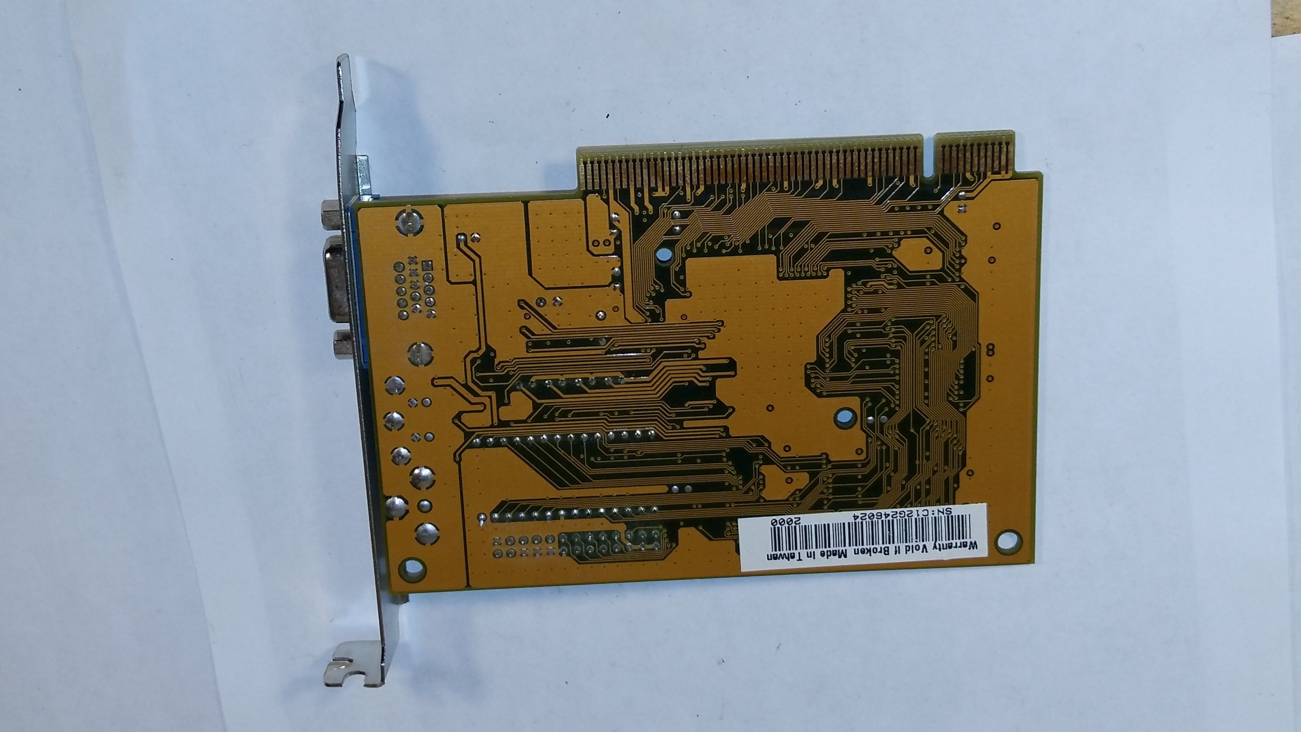 Carte graphique SiS 6326 PCI – 4 Mo EDO – True Color Graphics and Video Accelerator – 1997