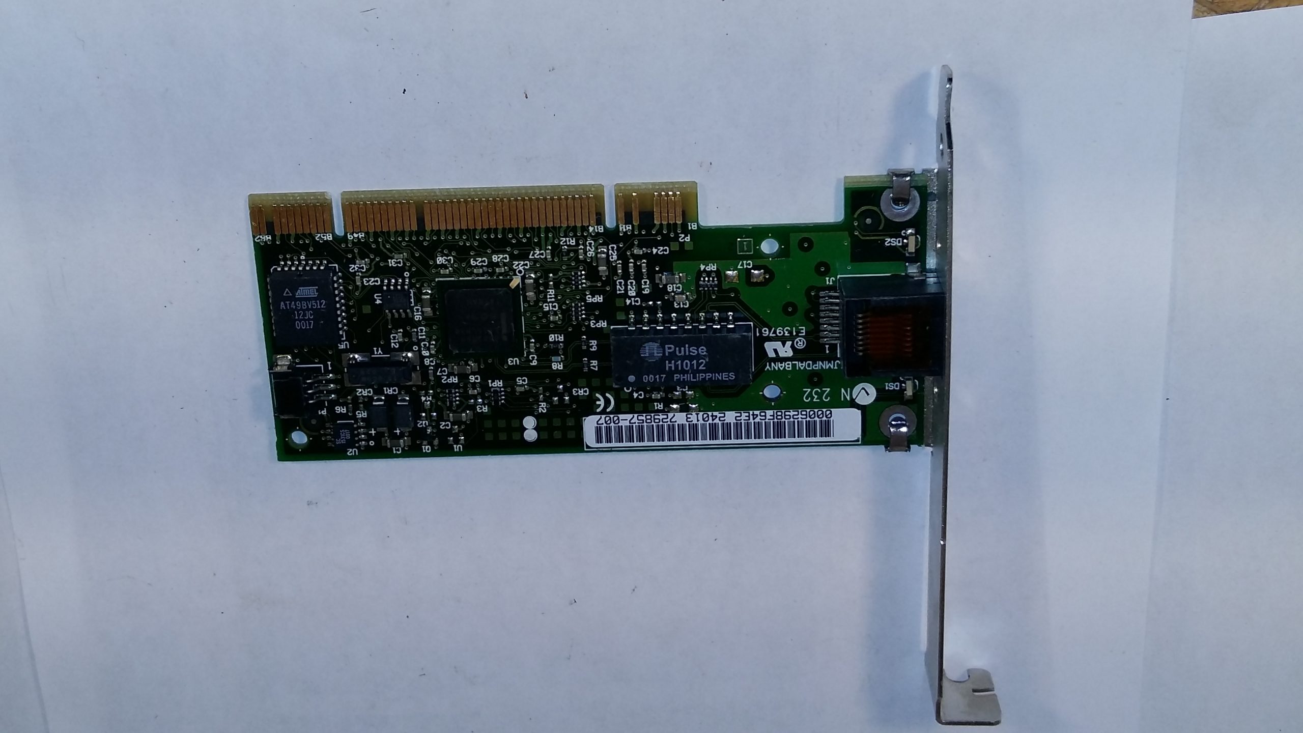 HP (INTEL) 734938-006 Carte réseau Ethernet PCI 10/100 Base-TX 108897-001 Rév. 0F