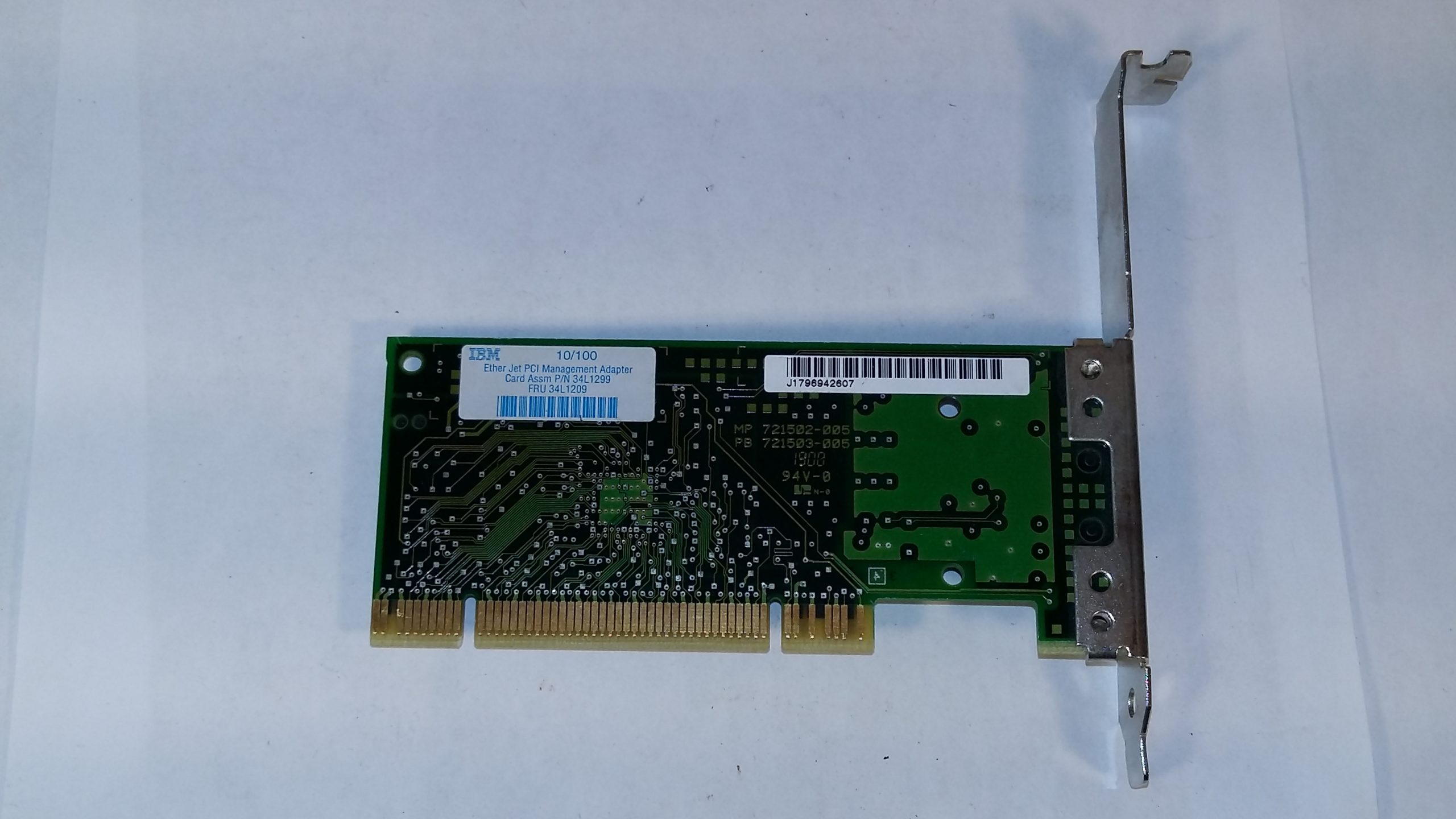 HP (INTEL) 734938-006 Carte réseau Ethernet PCI 10/100 Base-TX 108897-001 Rév. 0F