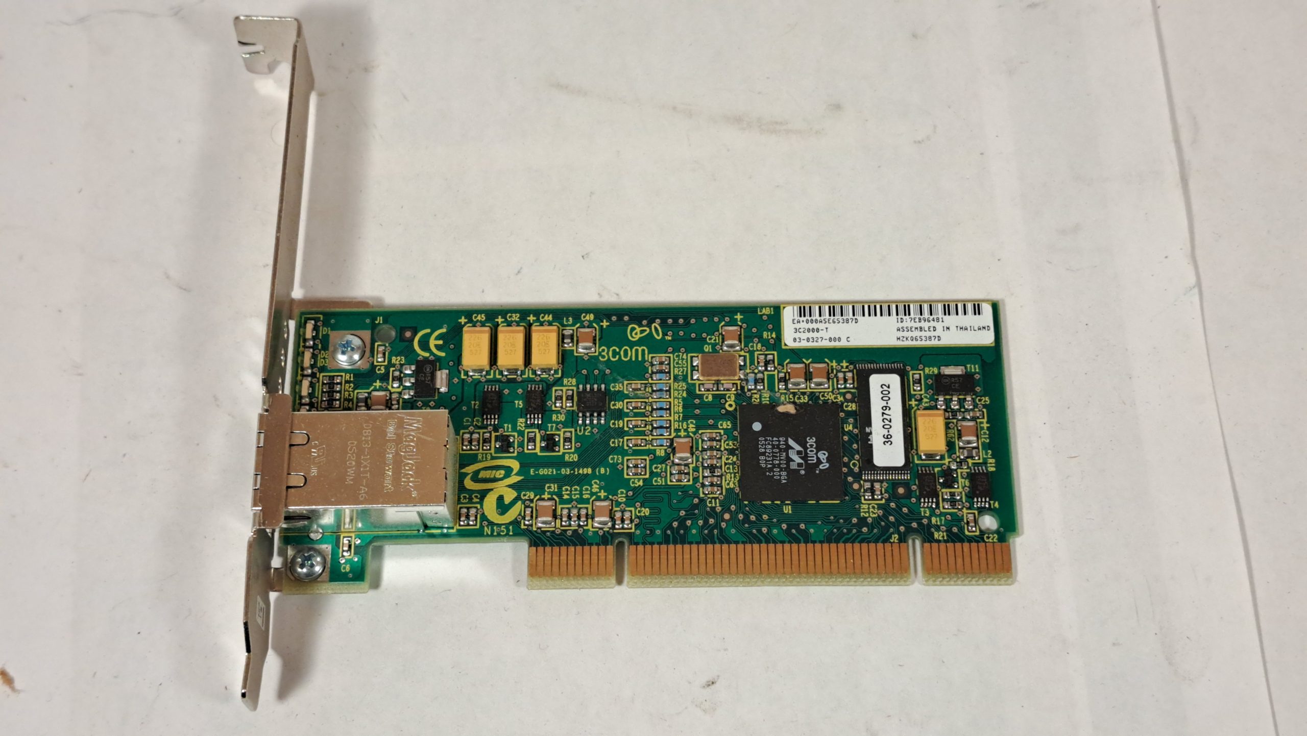 Carte Réseau 3Com 3C905C-TX-M PCI Ethernet 10/100 Mbps