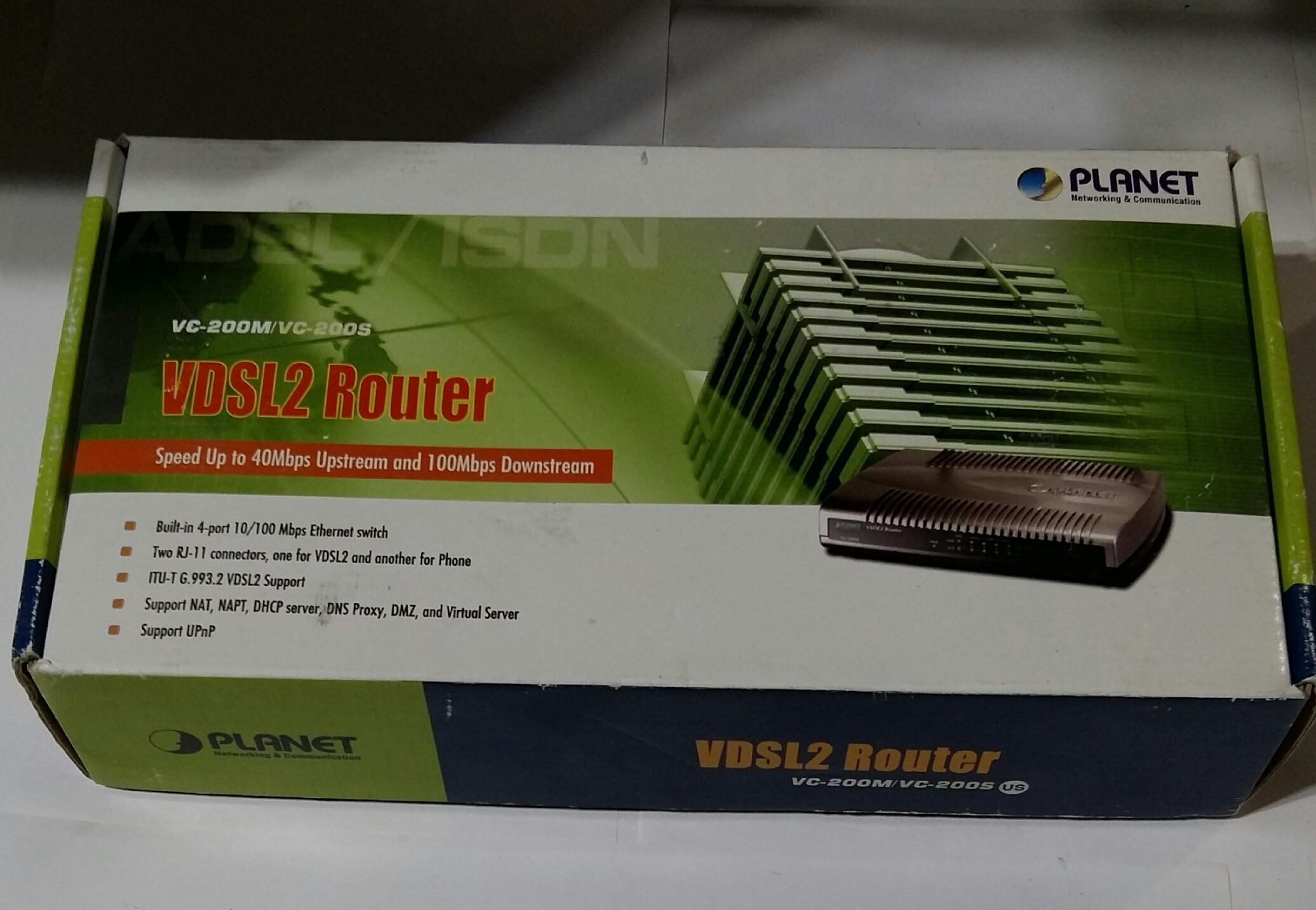 Routeur Planet VC-200S VDSL2 12 V CC – Neuf !