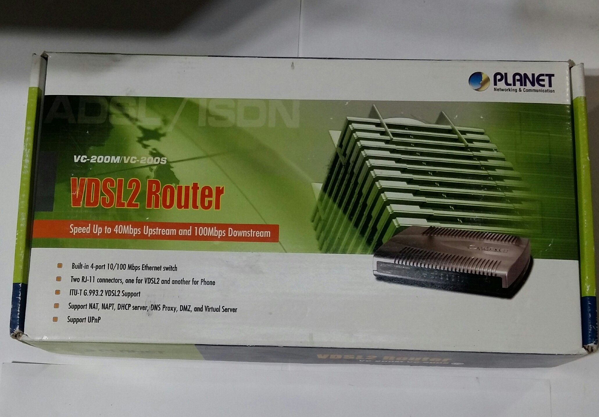 Routeur Planet VC-200S VDSL2 12 V CC – Neuf !