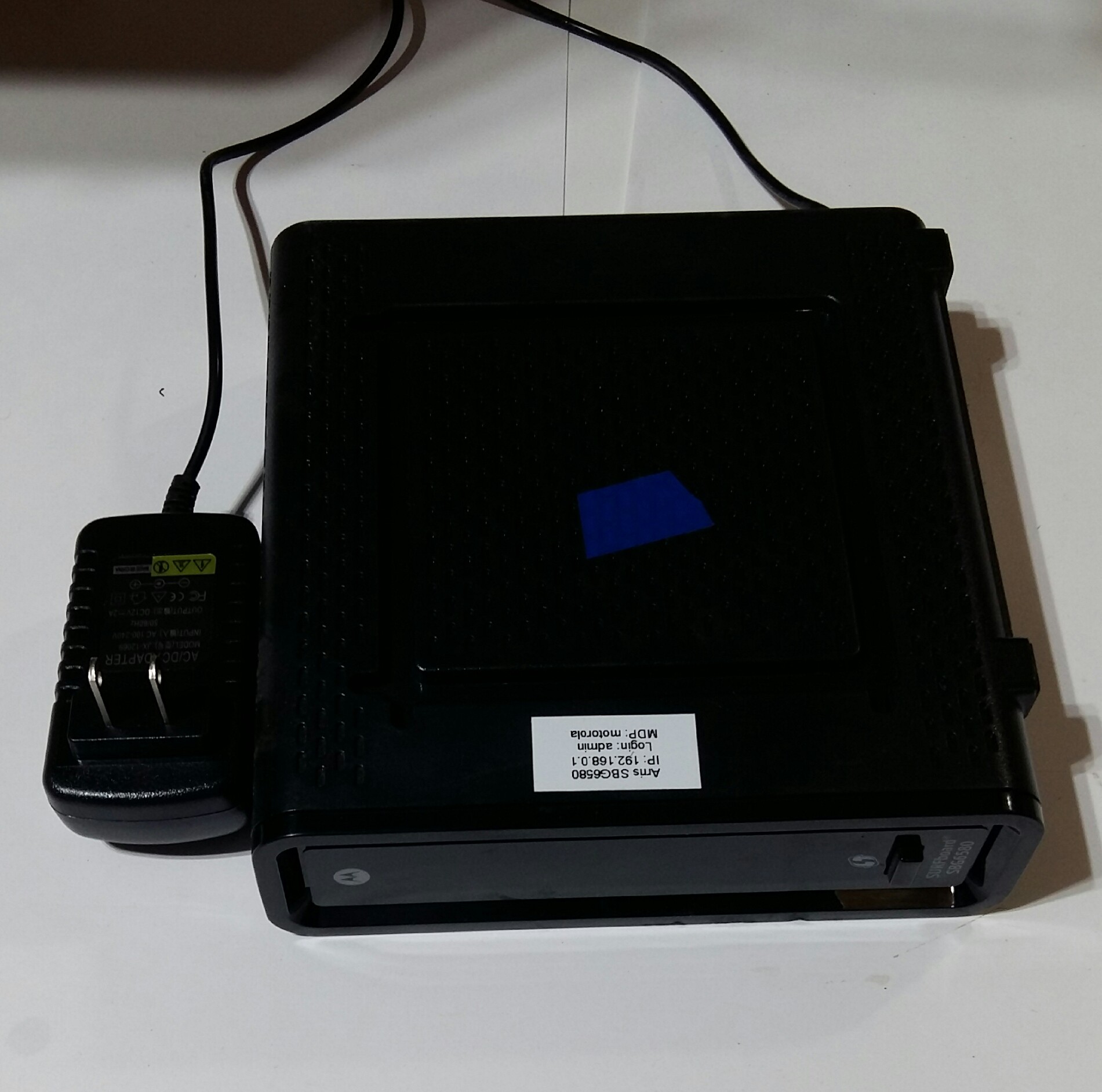 Modem câble/routeur Wi-Fi MOTOROLA ARRIS SURFboard SBG6580 DOCSIS 3.0