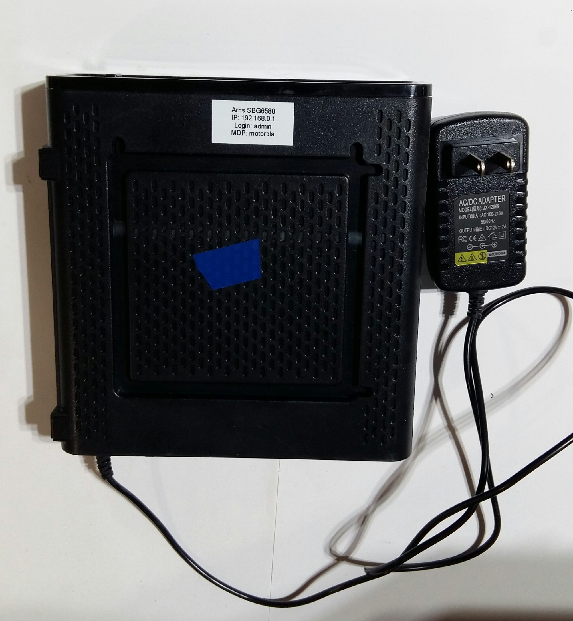 Modem câble/routeur Wi-Fi MOTOROLA ARRIS SURFboard SBG6580 DOCSIS 3.0