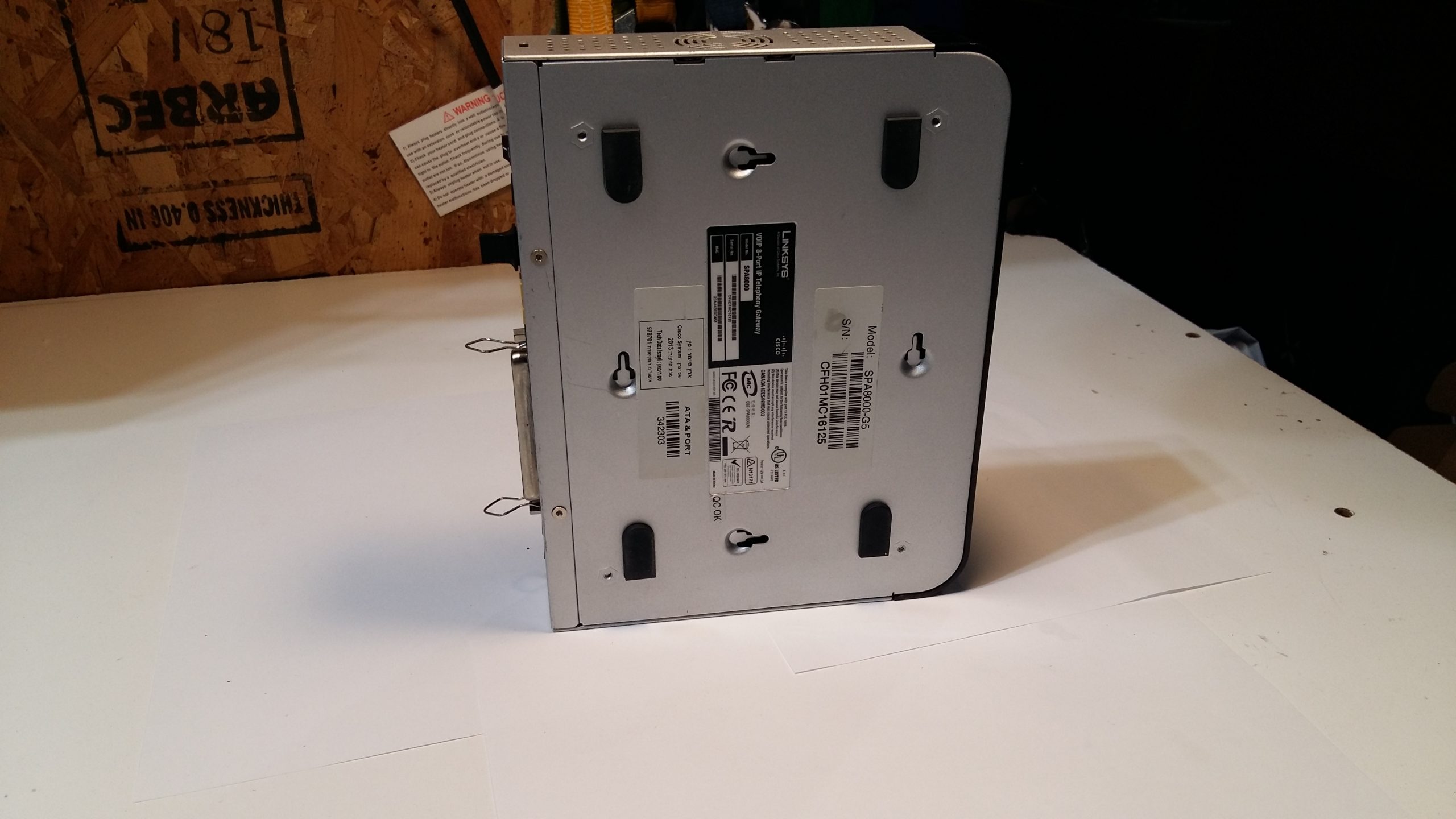 Passerelle téléphonique Cisco SPA8000-G1 8 ports