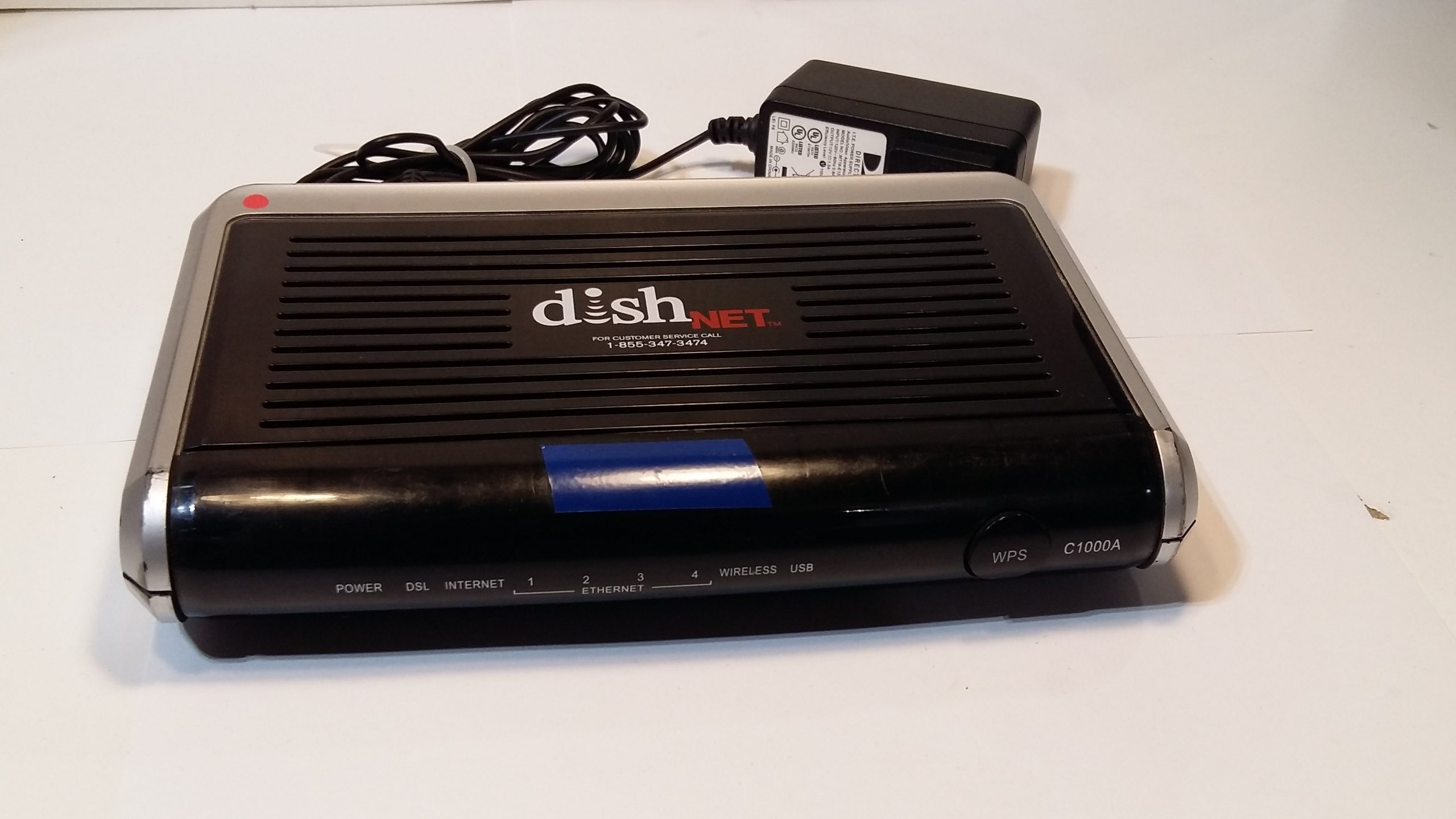 Modem Internet Wi-Fi Dish C1000A avec ports USB/Ethernet/DSL/Téléphone