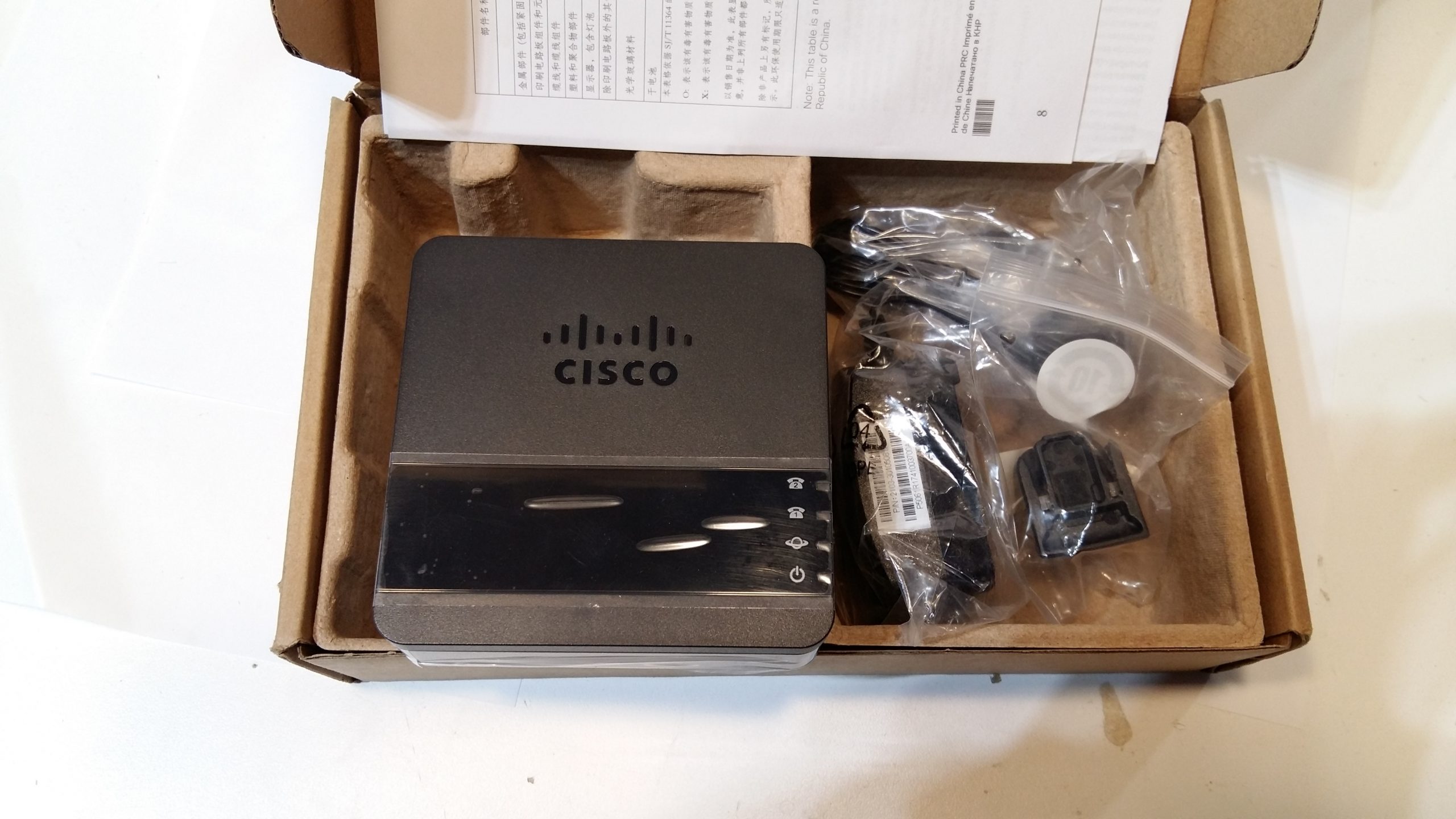 Adaptateur téléphonique analogique Cisco ATA 190