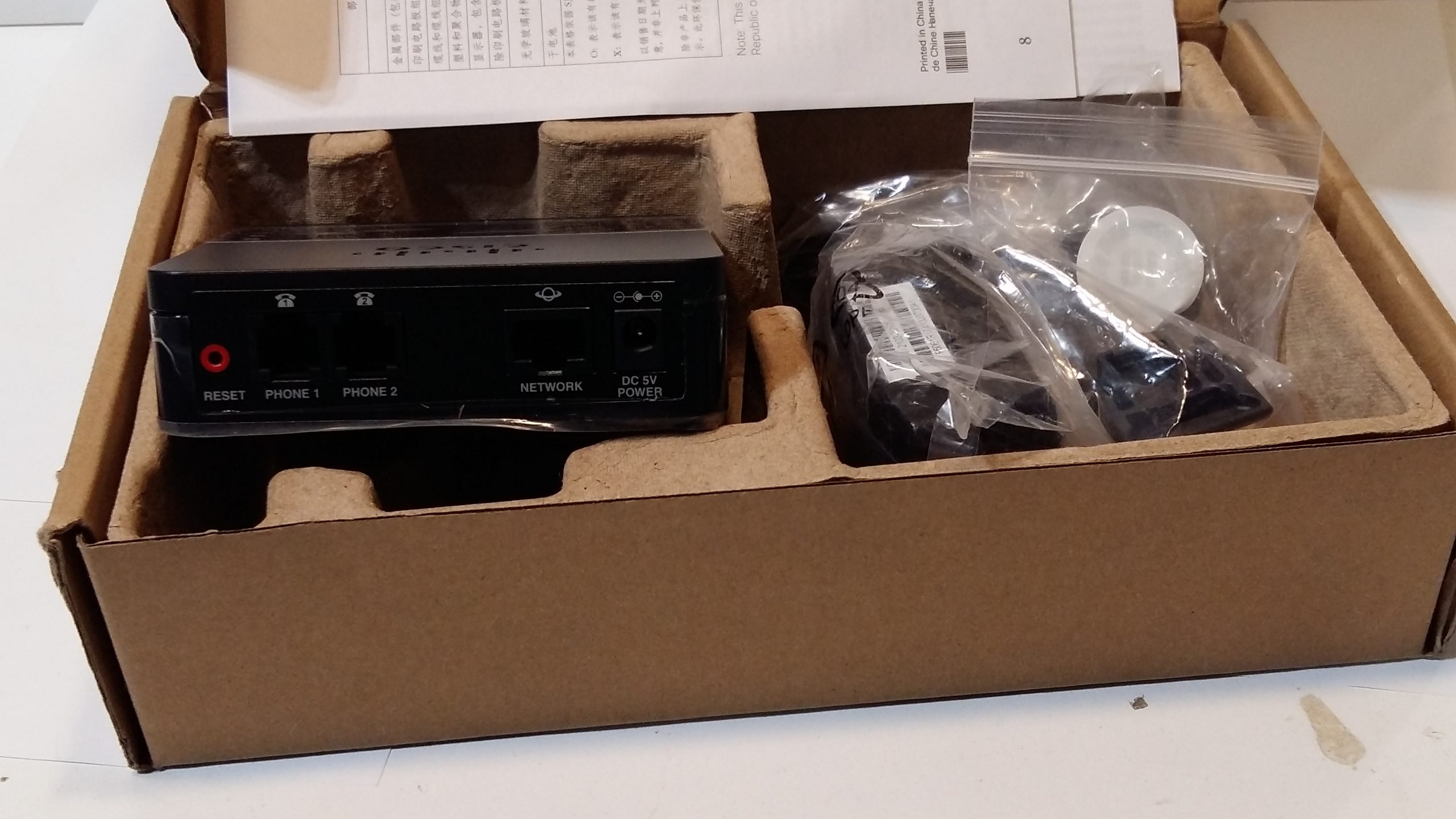 Adaptateur téléphonique analogique Cisco ATA 190