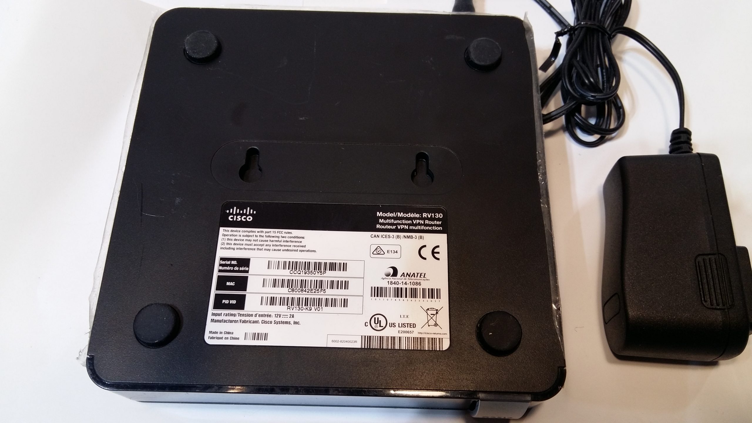 Routeur Cisco Small Business RV130 4 ports