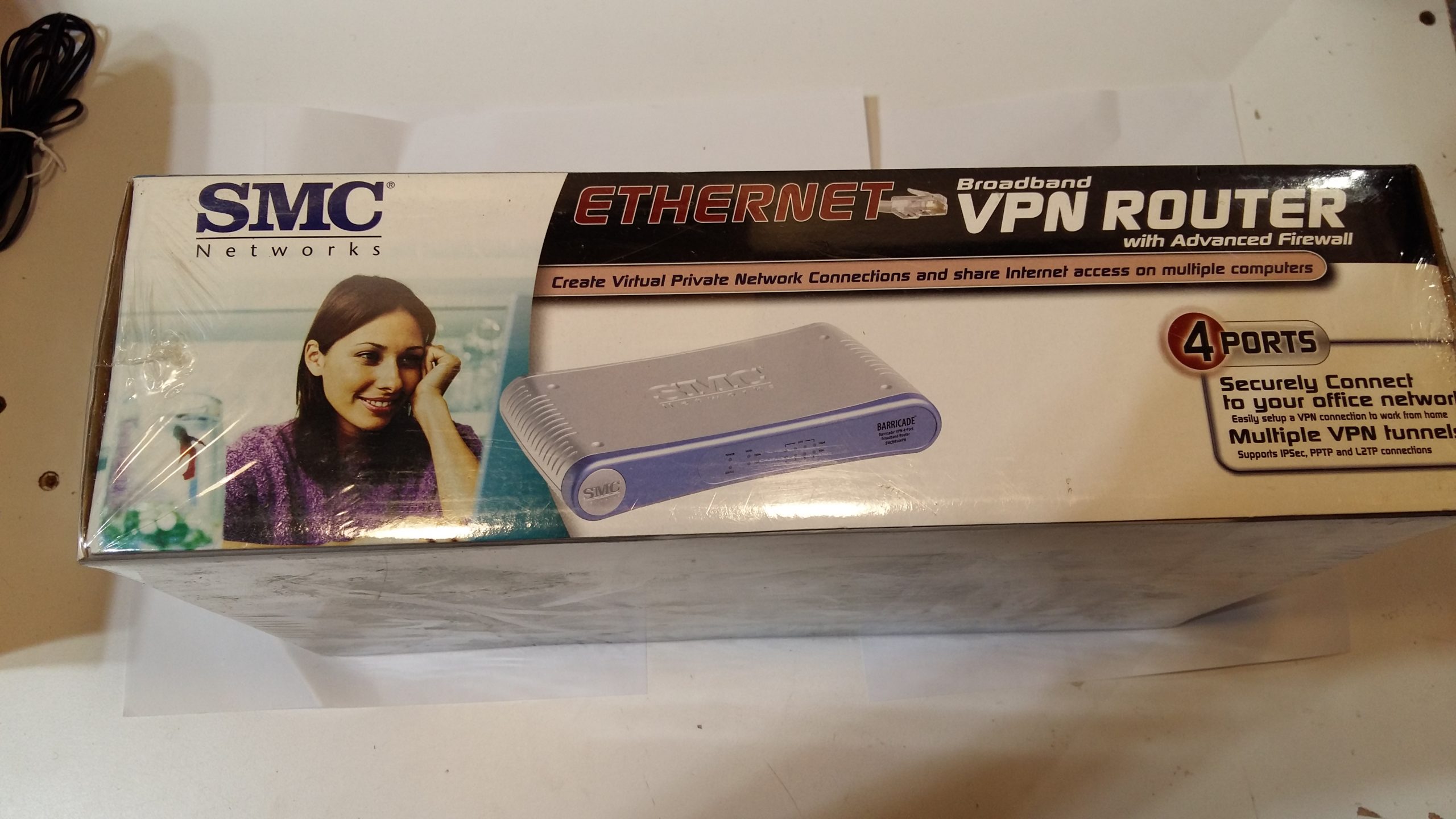 SMC Networks Barricade Routeur haut débit sans fil 4 ports SMCWBR14-G 802.11g