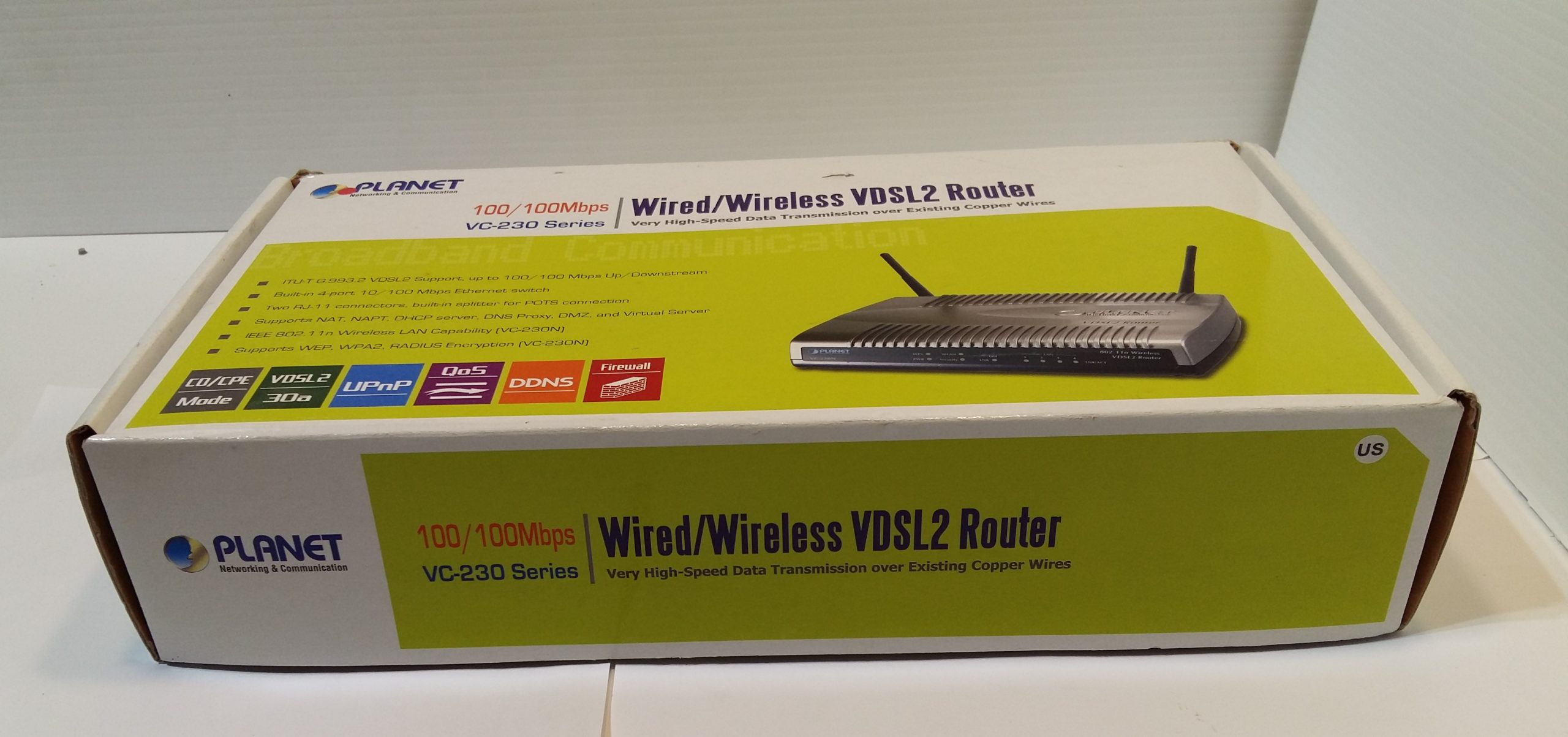 Routeur Planet VC-230 Routeur VDSL2 12 VCC – Nouveau !