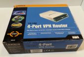 Routeur VPN Cisco Linksys RV042 10/100 à 4 ports double WAN avec alimentation