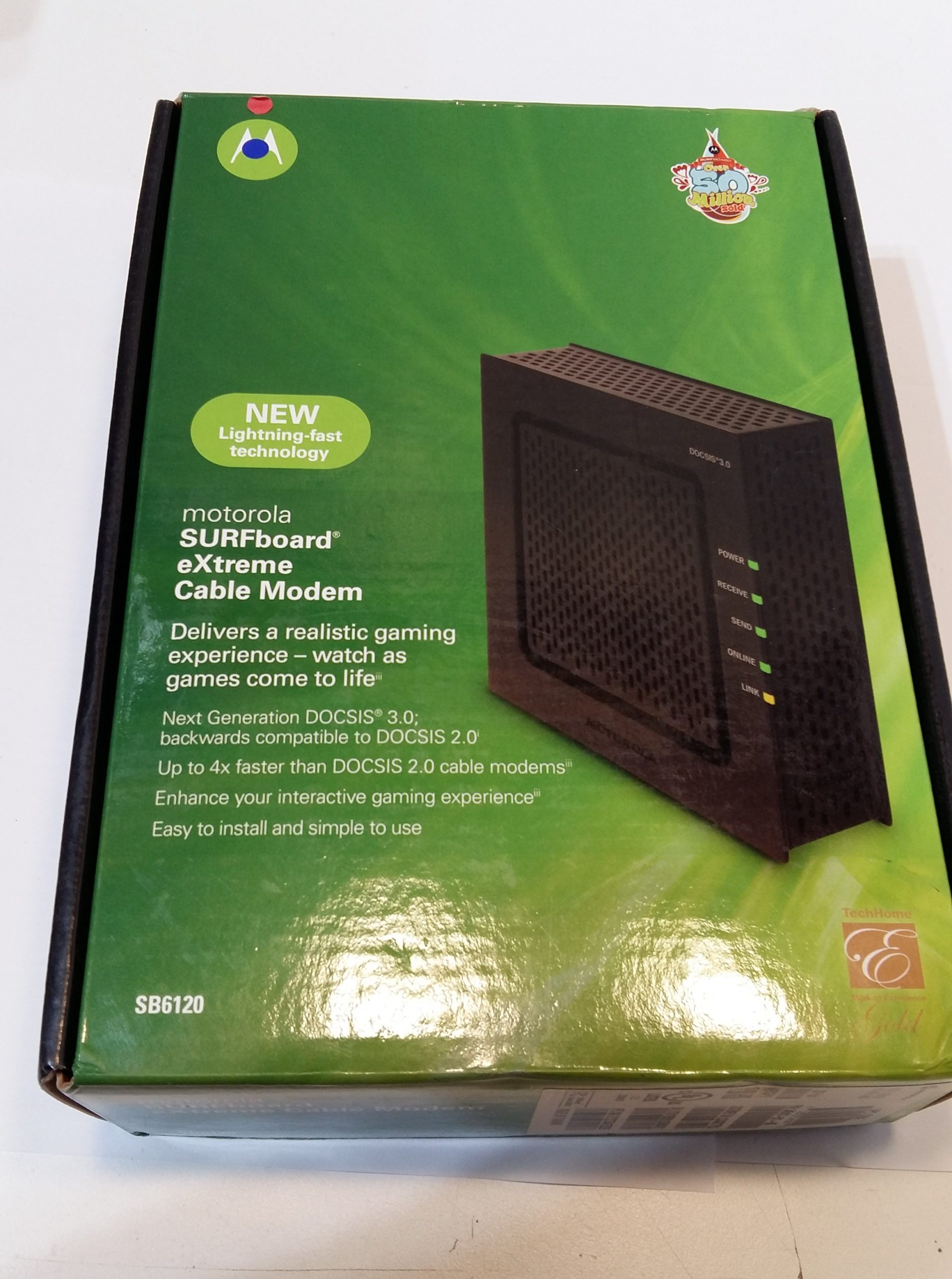 Passerelle modem câble sans fil Motorola SBG6580 Surfboard eXtreme DOCSIS 3.0