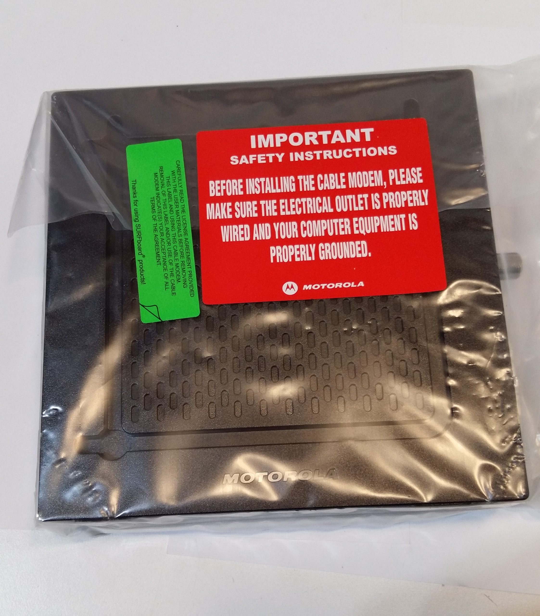 Passerelle modem câble sans fil Motorola SBG6580 Surfboard eXtreme DOCSIS 3.0