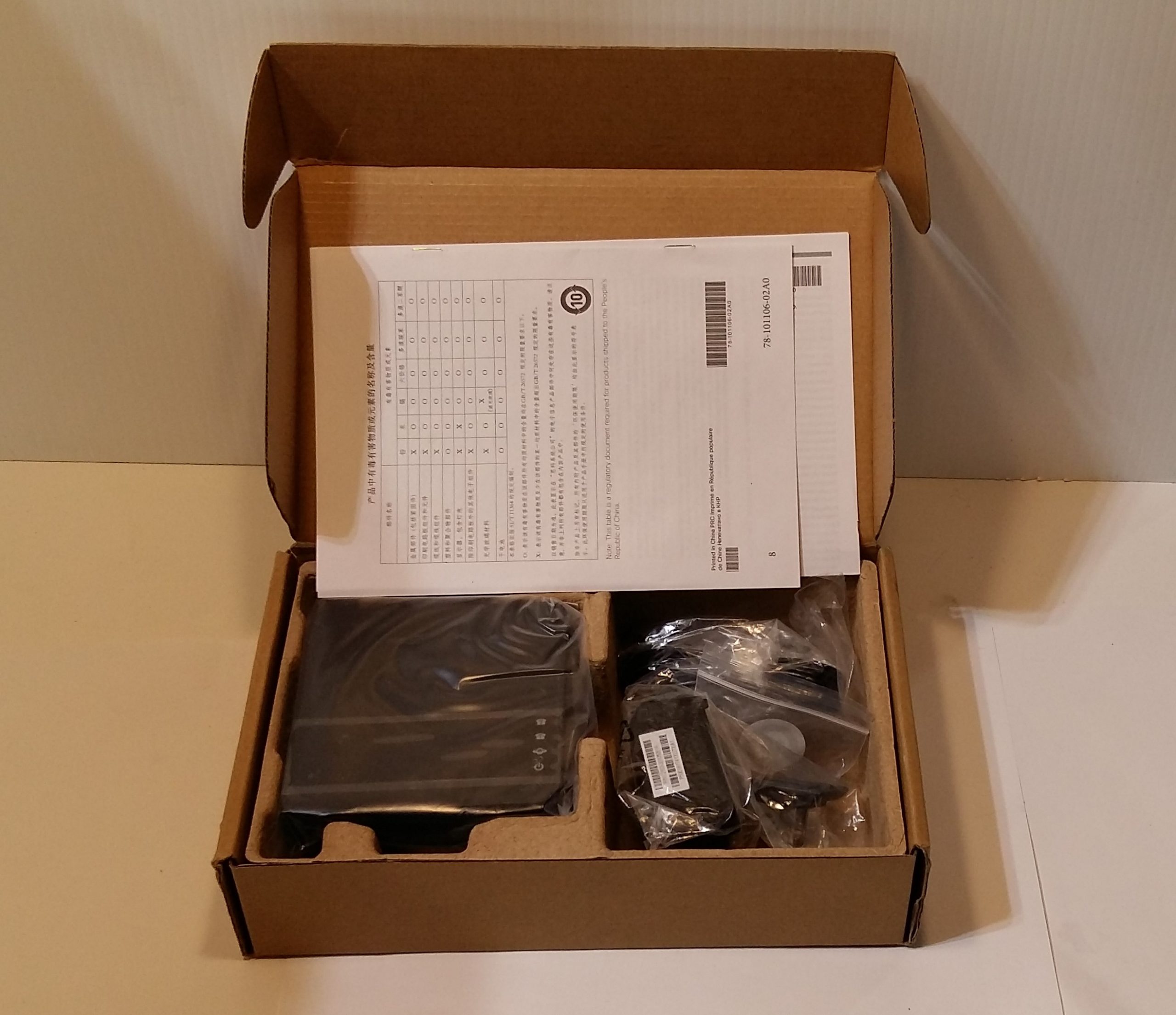 Adaptateur téléphonique analogique Cisco ATA190 UC 2 ports – NEUF (EMBALLAGE OUVERT)