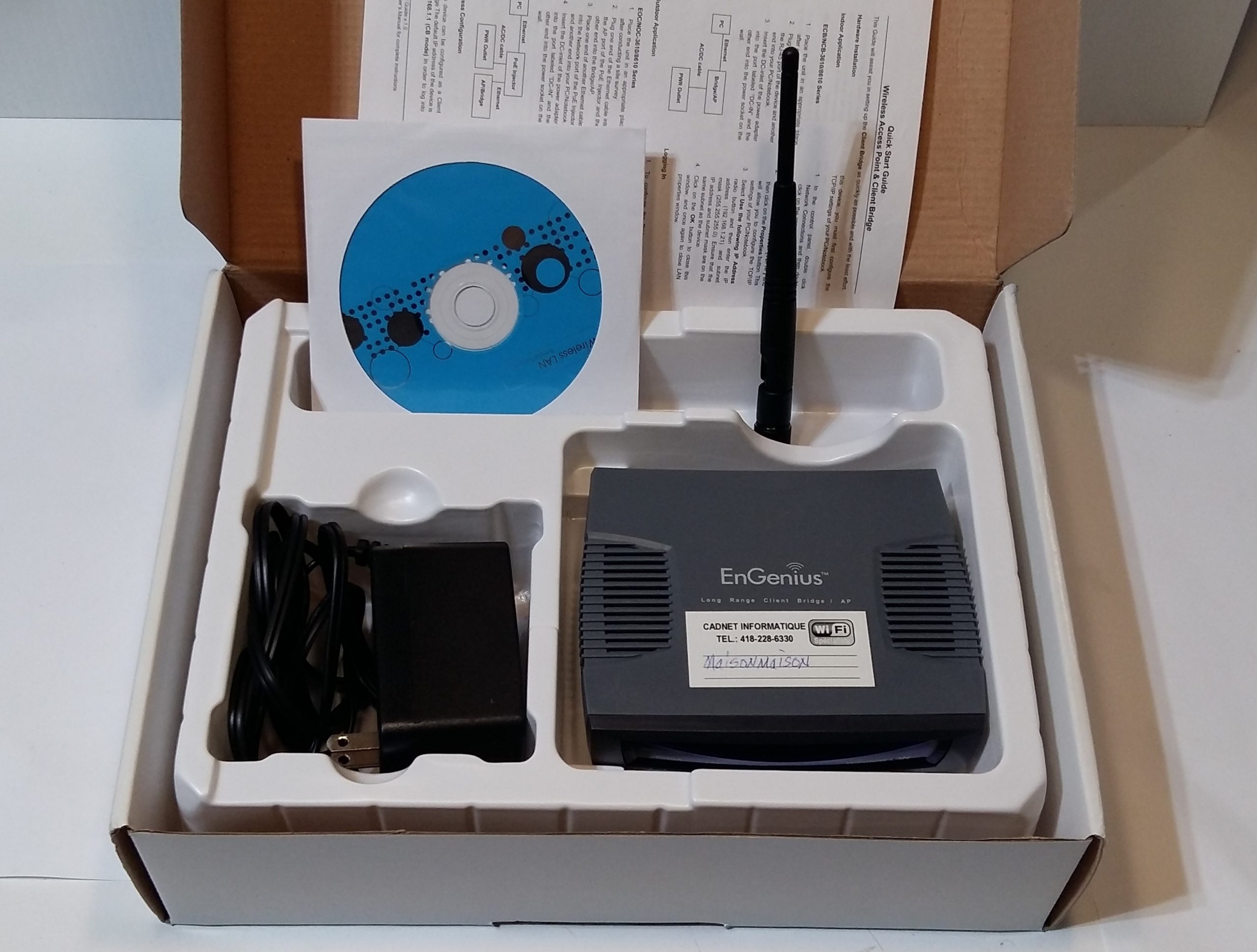 EnGenius ECB-8610 – Pont/Point d’accès sans fil longue portée