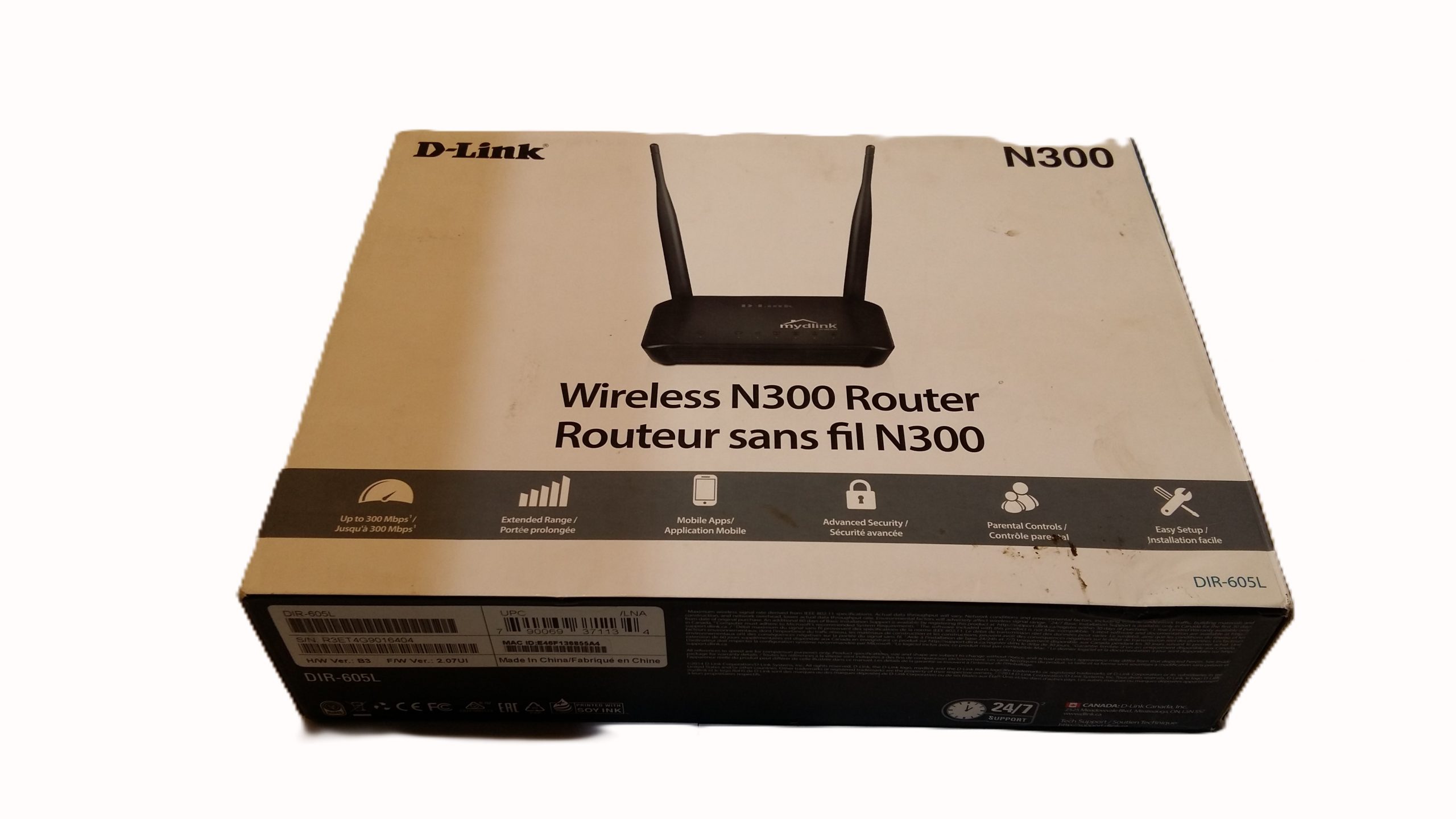 Routeur sans fil N300 D-Link DIR-605L – Routeur Internet Wi-Fi
