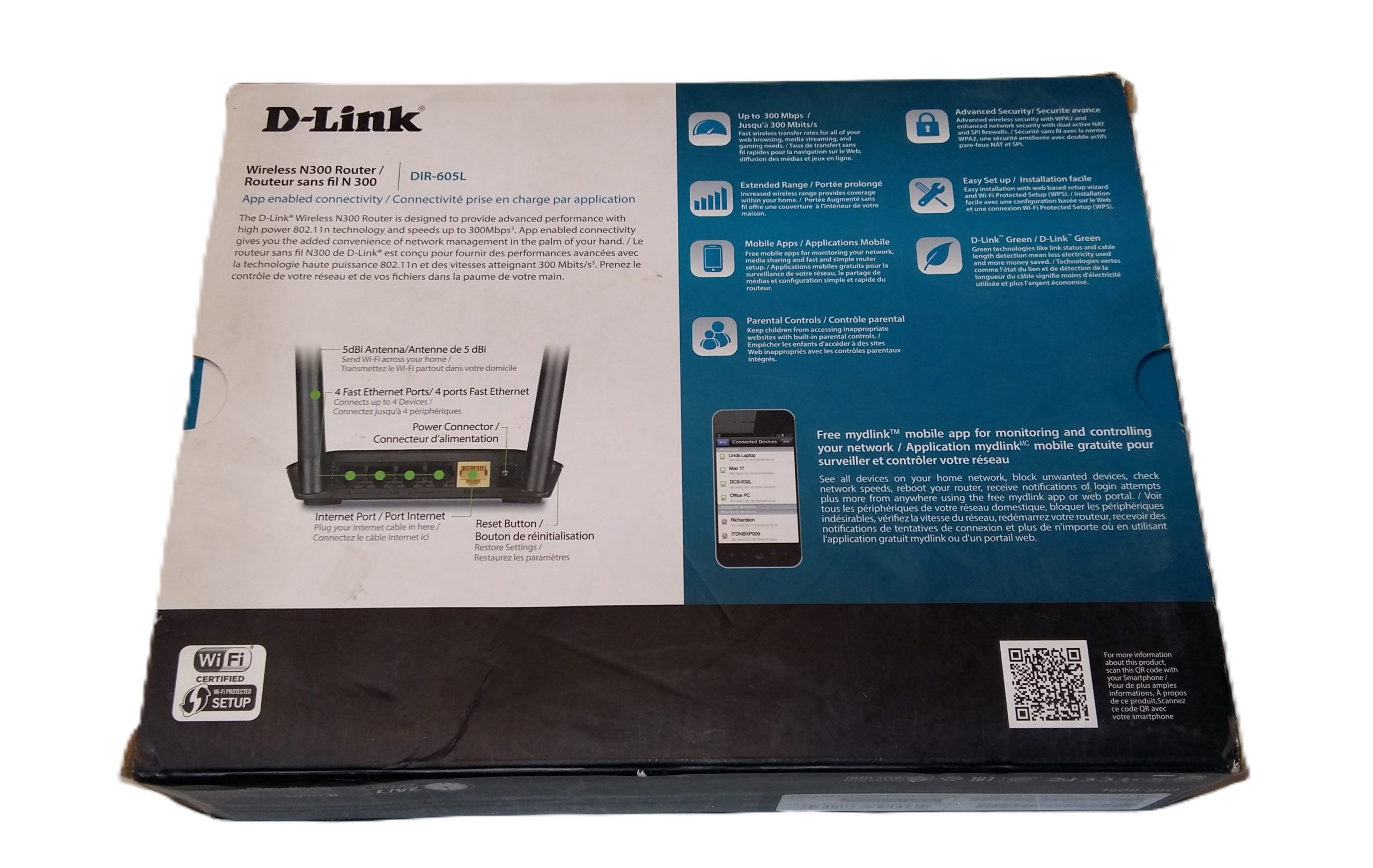 Routeur sans fil N300 D-Link DIR-605L – Routeur Internet Wi-Fi