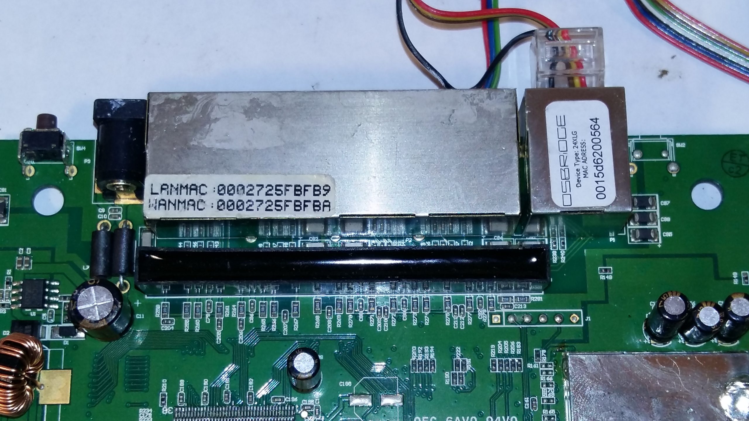 Carte PCB pour routeur filaire / commutateur Ethernet avec puce Realtek – Carte nue / Coaxiale – Module routeur vintage – Non testée