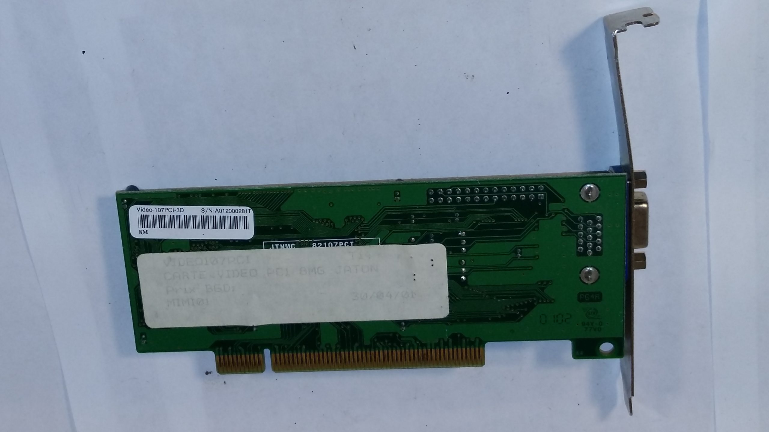 Carte graphique Trident Blade 3D 9880 – PCI – VGA – Vintage rétro PC