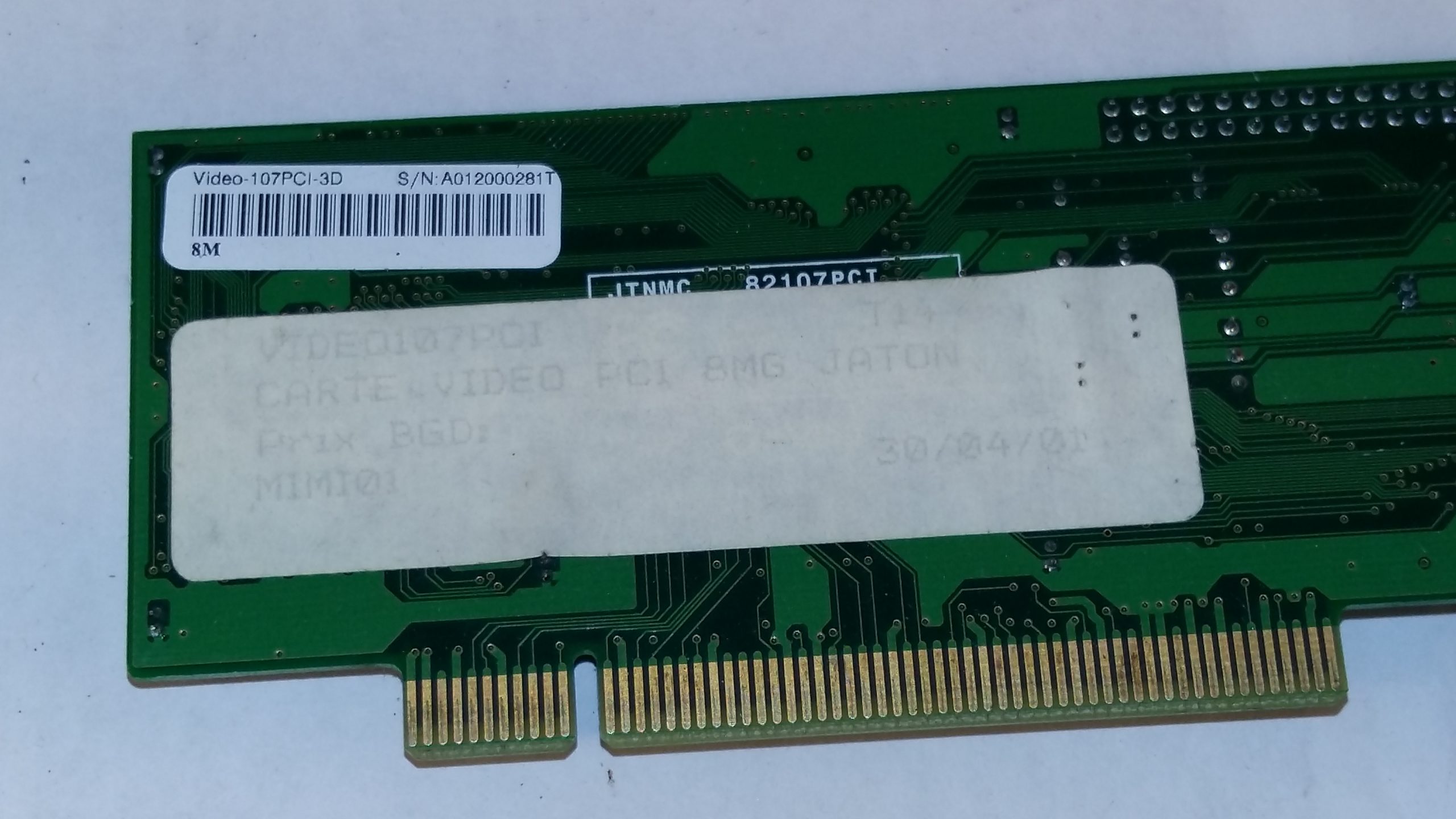 Carte graphique Trident Blade 3D 9880 – PCI – VGA – Vintage rétro PC