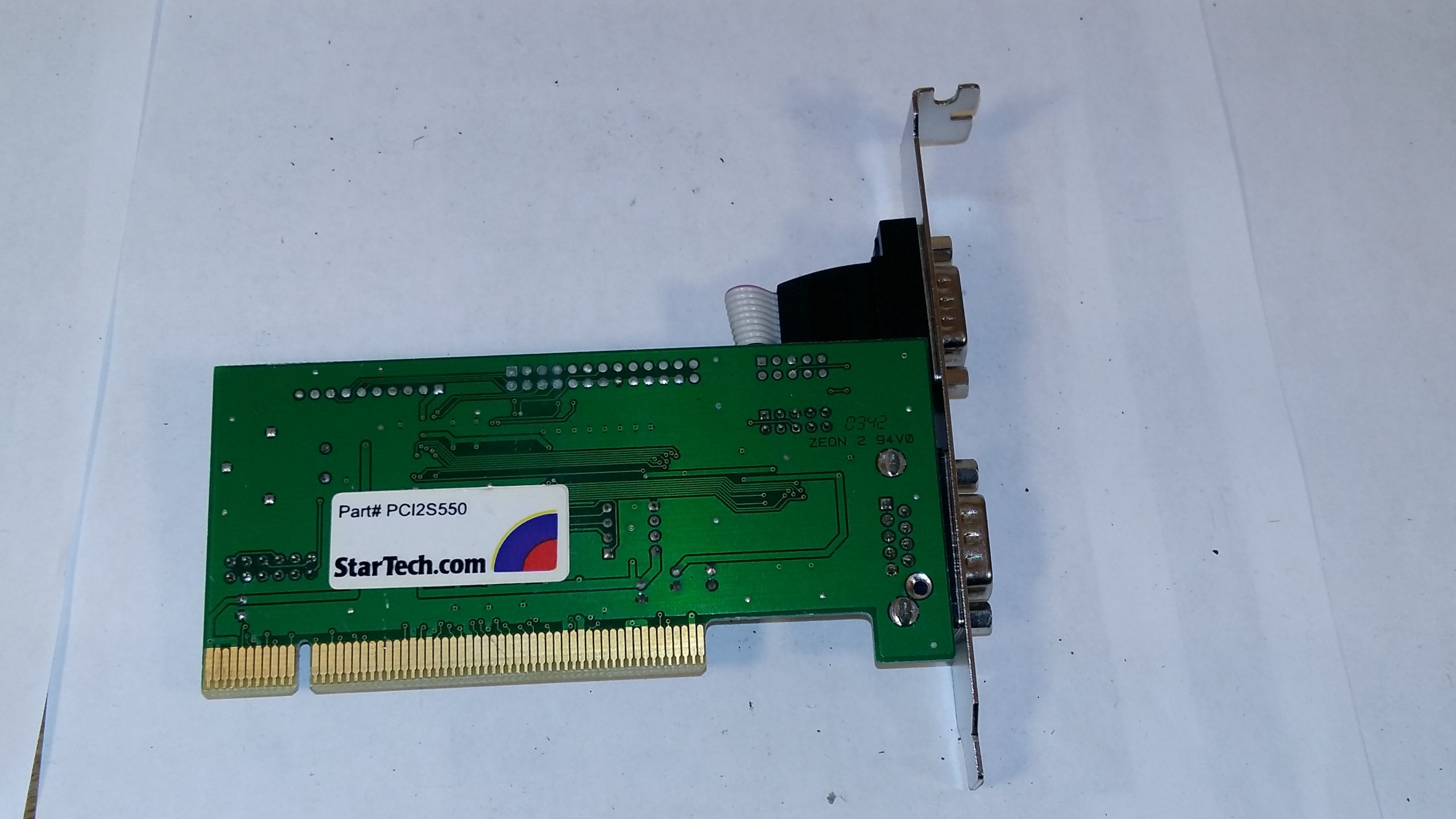 Carte contrôleur série StarTech PCI2S550 – 2 ports RS232 – PCI – UART 16550 – Vintage industriel