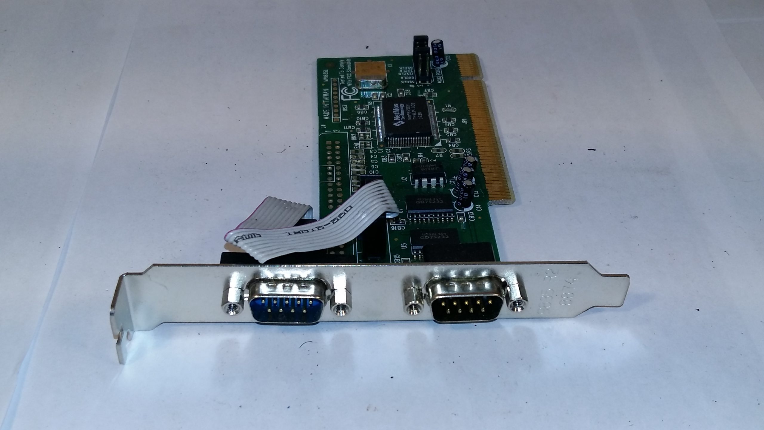 Carte contrôleur série StarTech PCI2S550 – 2 ports RS232 – PCI – UART 16550 – Vintage industriel