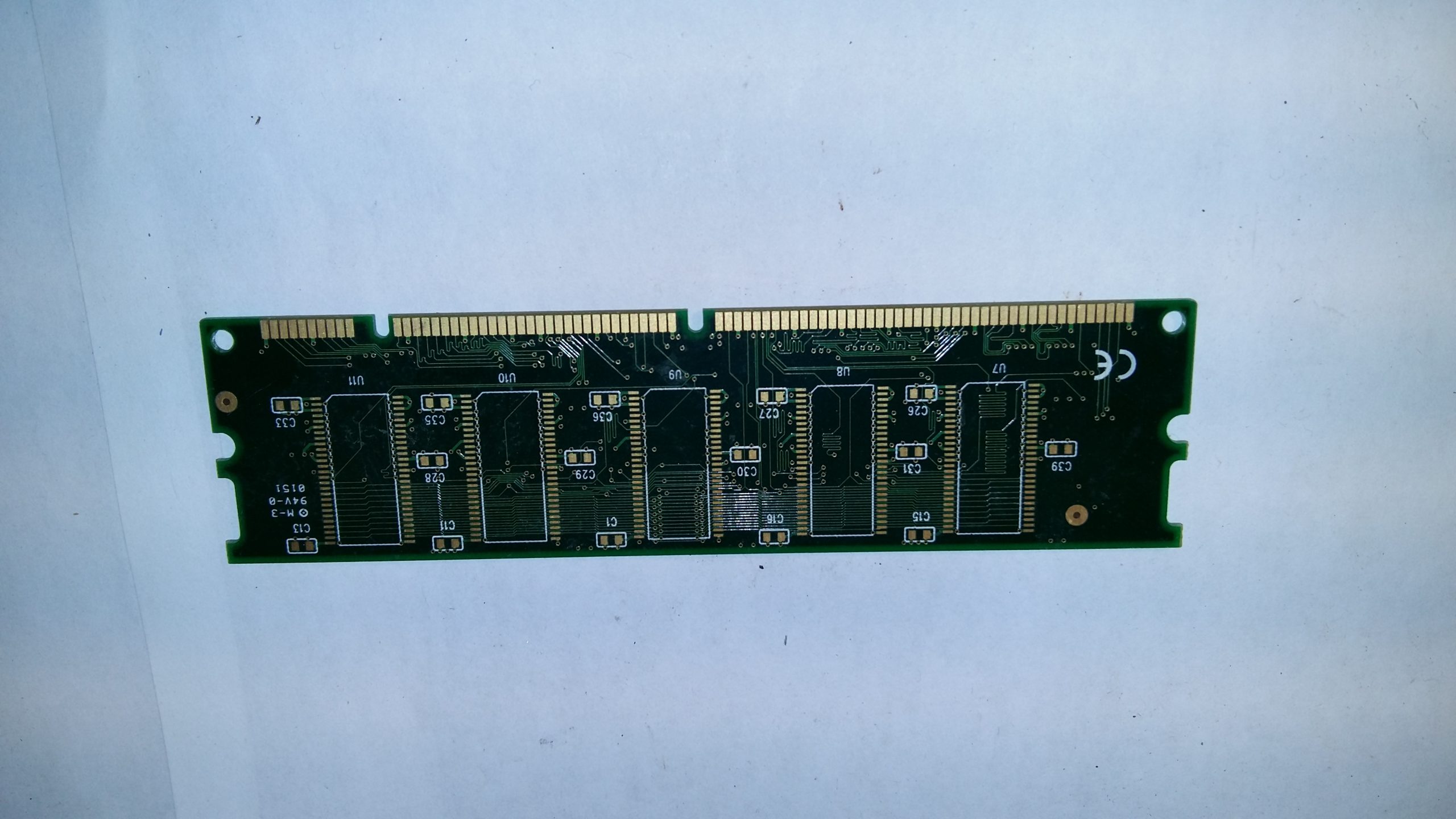 Lot de barrettes de mémoire pour ordinateur ancien, non testées / Ordinateur