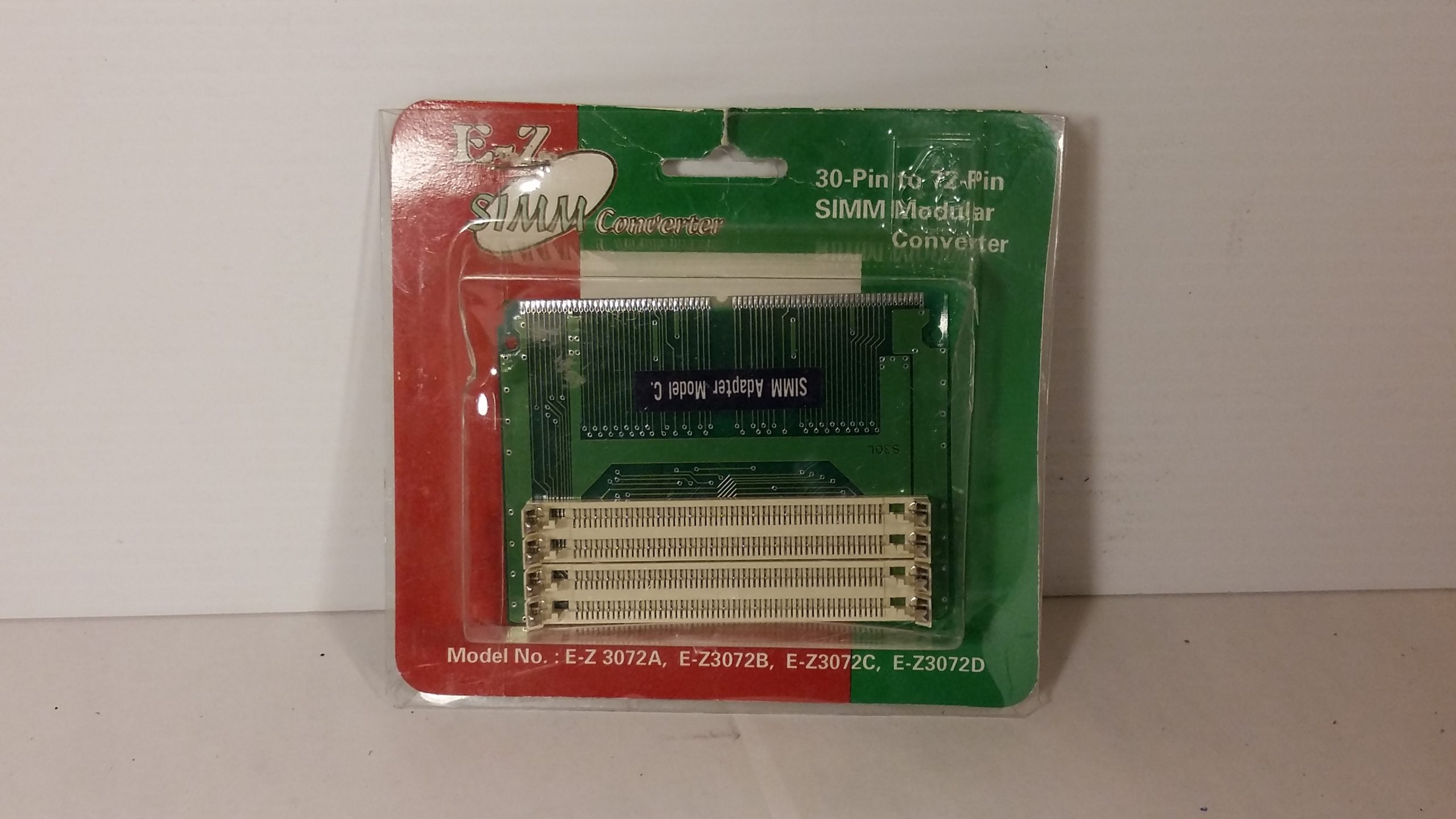 Adaptateur mémoire SimmVerter 30 broches vers 72 broches SIMM, modèle B, profil haut