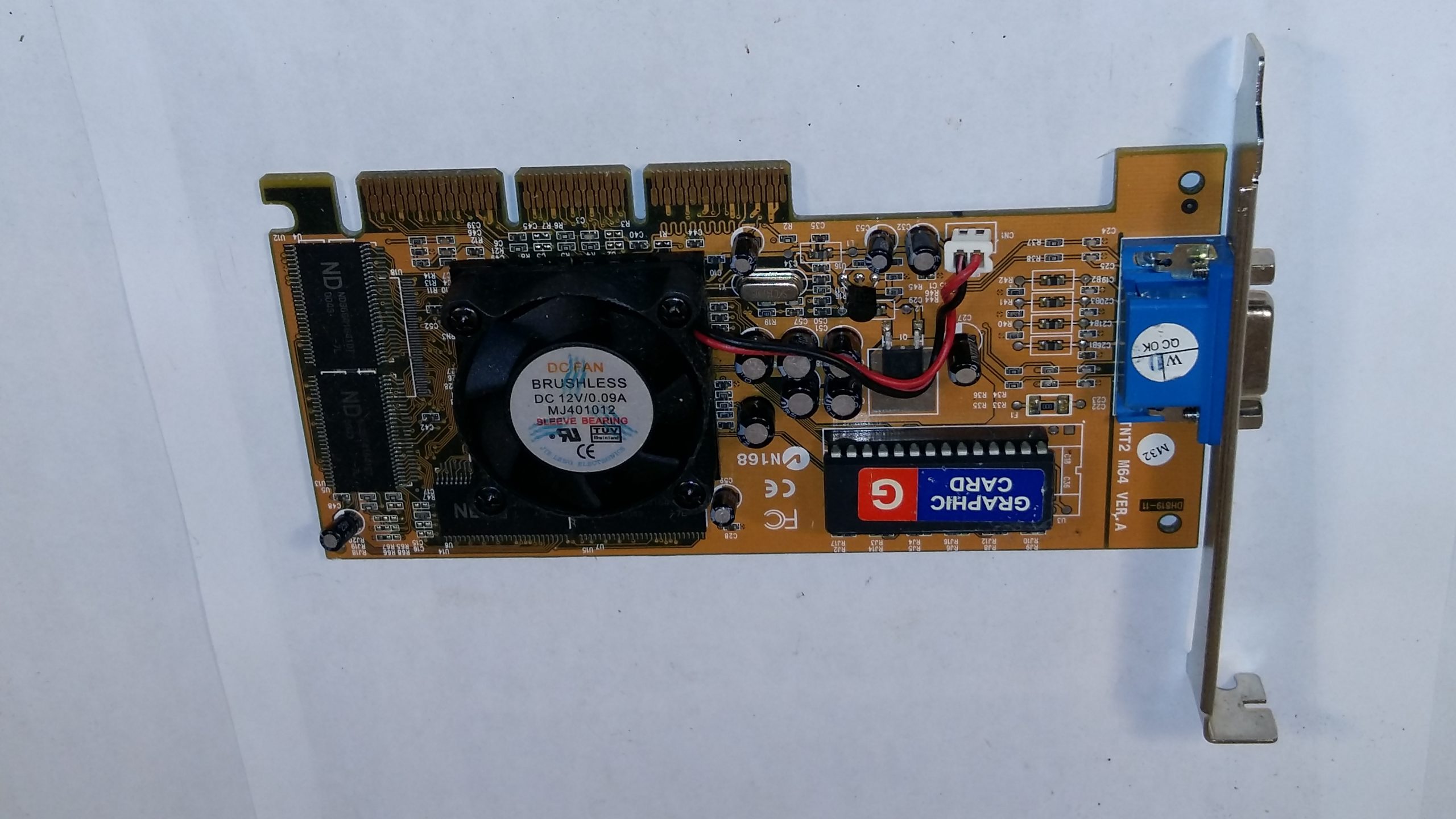 Carte graphique NVIDIA AGP – Riva TNT2 M64 VER.A – VGA