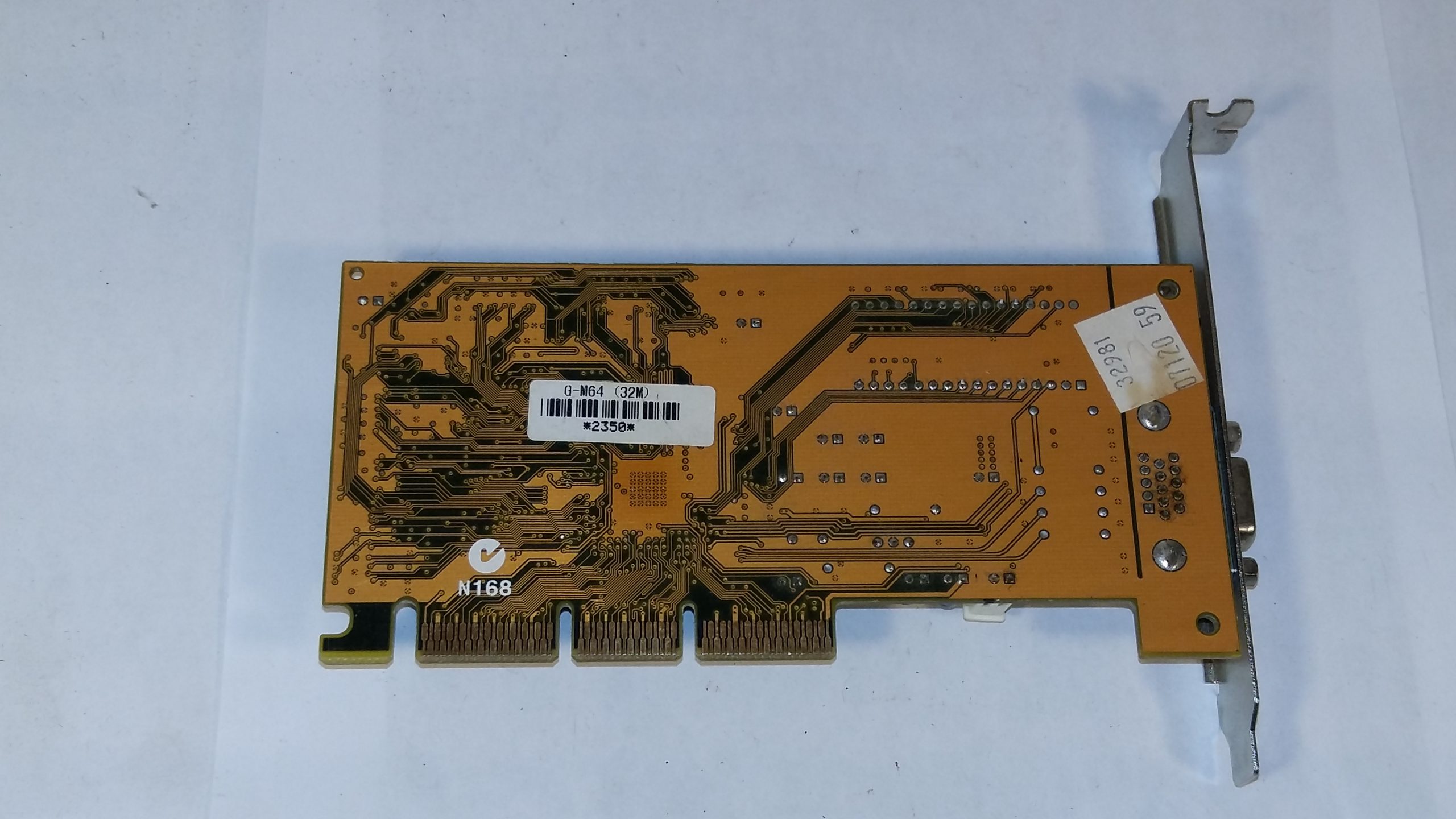 Carte graphique NVIDIA AGP – Riva TNT2 M64 VER.A – VGA