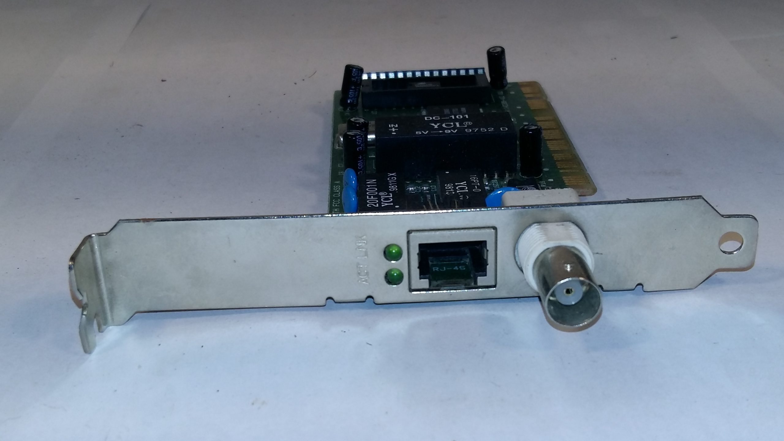Carte contrôleur Ethernet PCI Realtek RTL8029AS-142208-402 R02 142208-402 R02 11V0