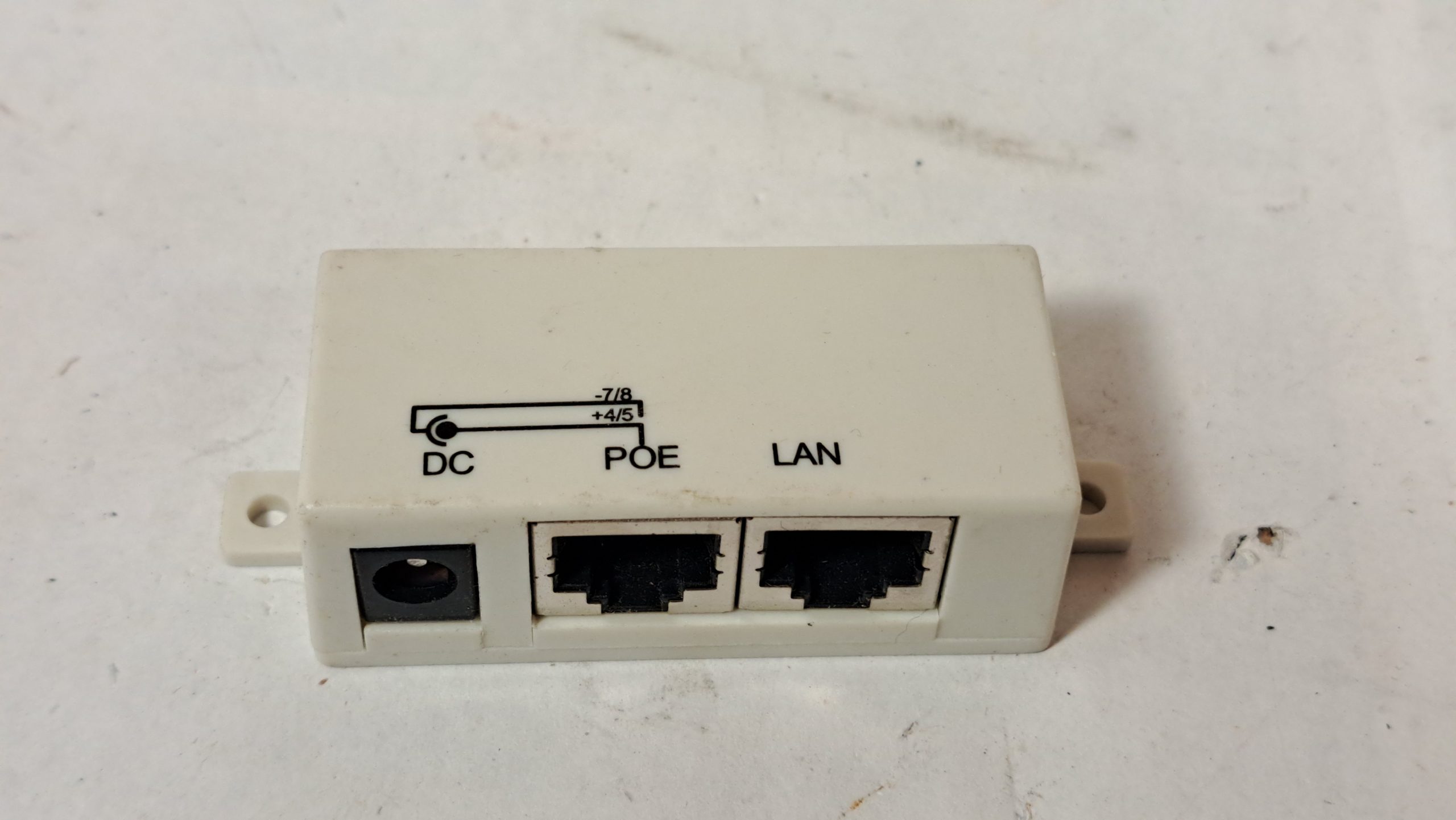 Adaptateur/Séparateur PoE Passif (Injecteur et Splitter) – Idéal Caméras IP, Points d’Accès