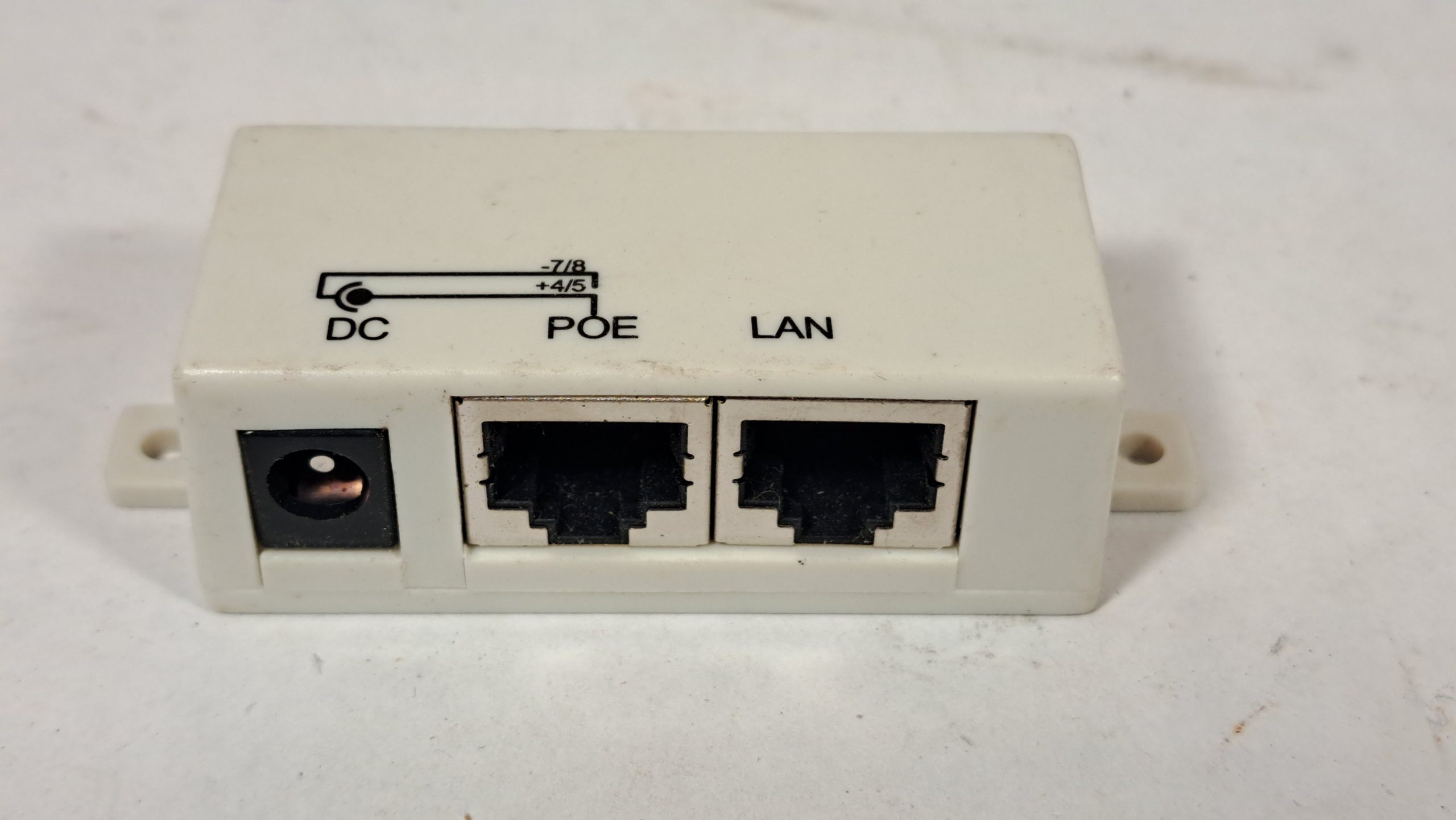Adaptateur/Séparateur PoE Passif (Injecteur et Splitter) – Idéal Caméras IP, Points d’Accès