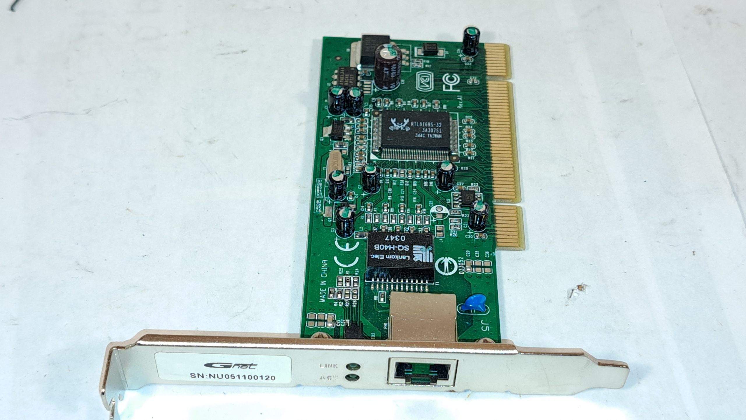 CARTE RÉSEAU PCI ETHERNET GIGABIT
