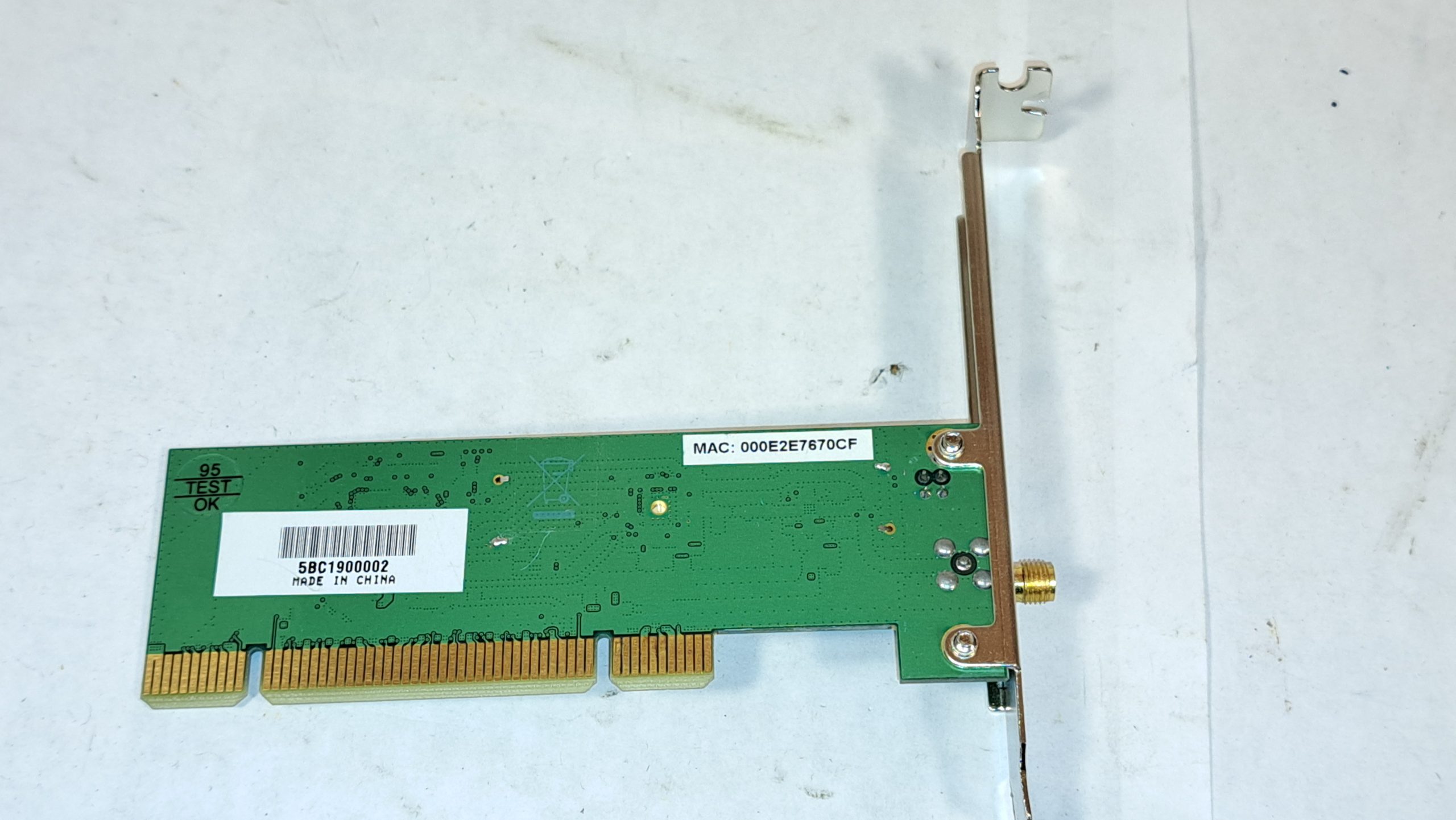 Adaptateur PCI réseau local sans fil Edimax EW-7128g IEEE 802.11g Turbo Mode