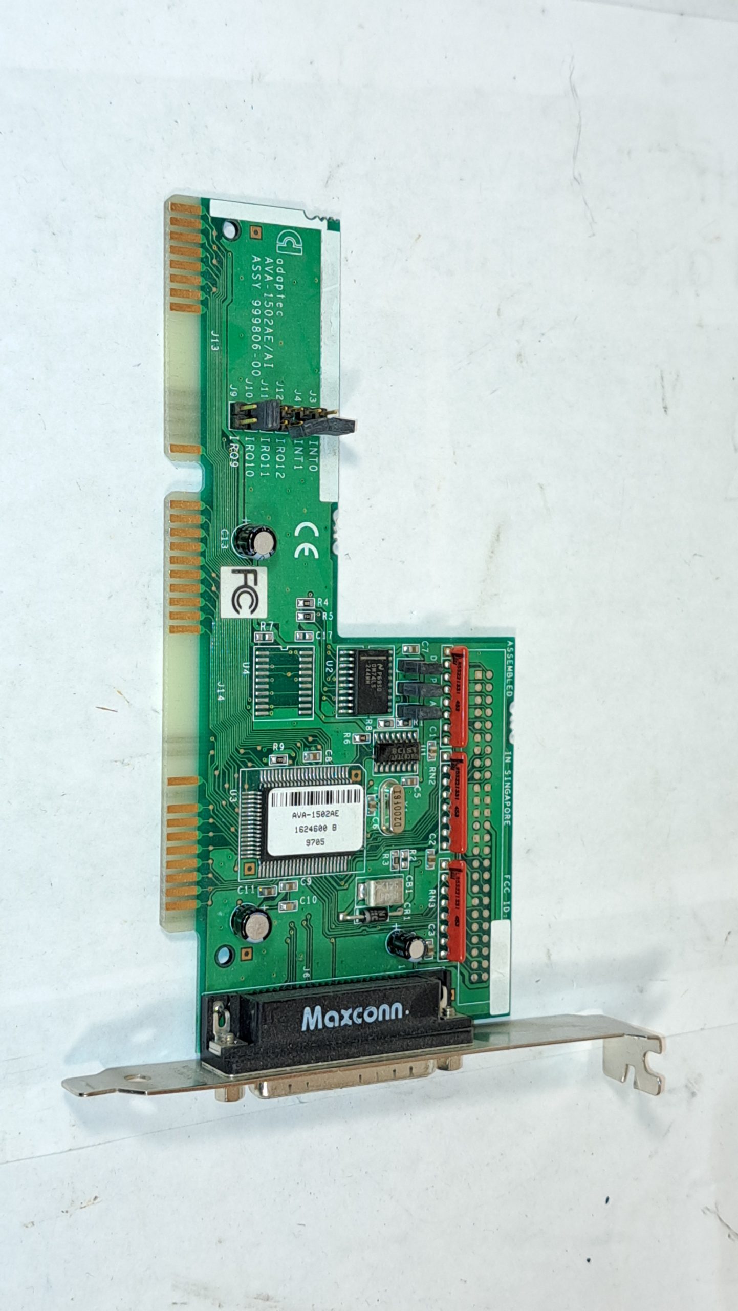 Adaptec Ava 1502 AE SCSI Controller Card 16 Bit
