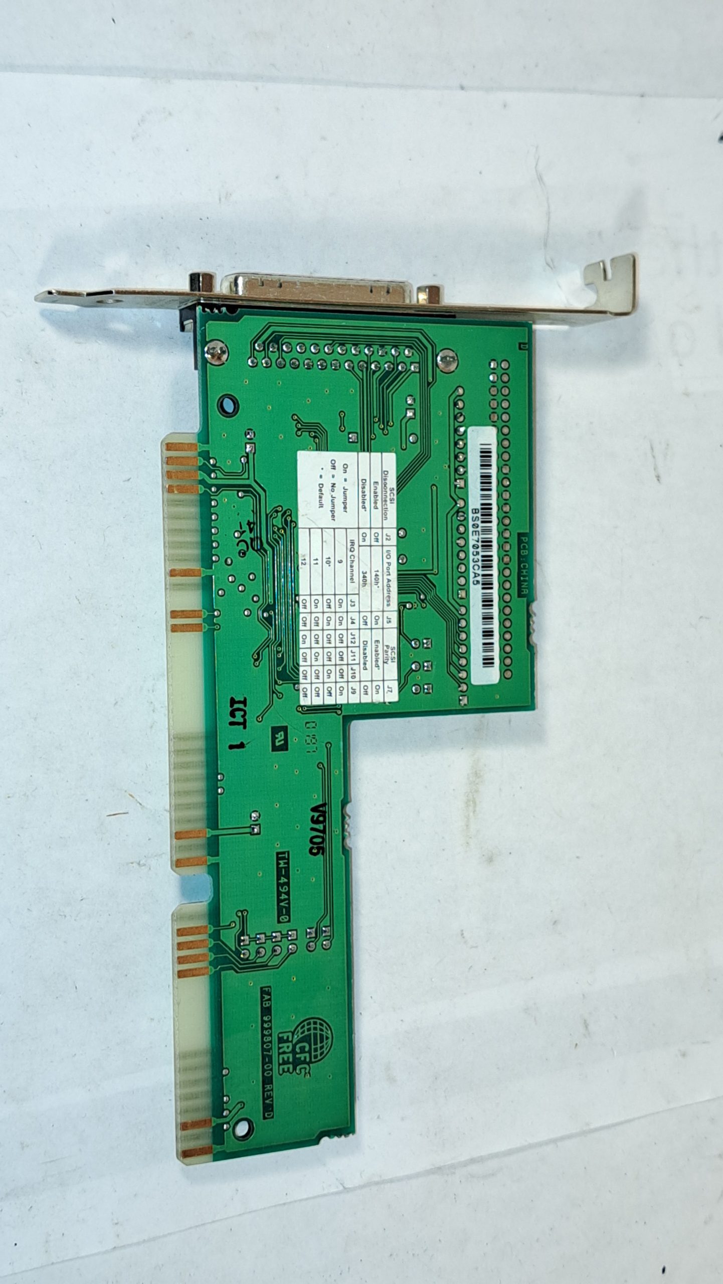 Adaptec Ava 1502 AE SCSI Controller Card 16 Bit