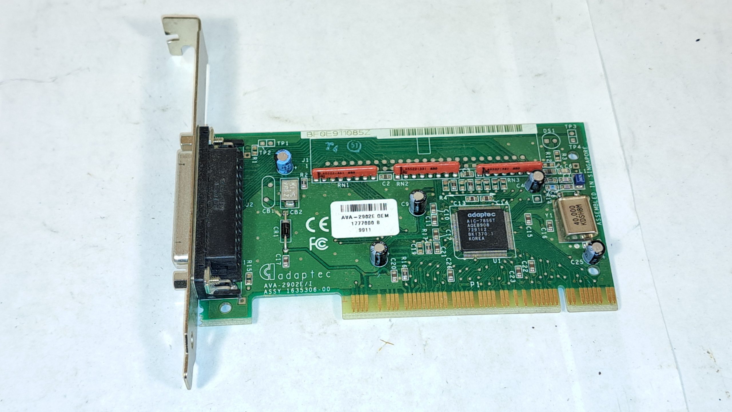 ADAPTEC – ADAPTEC AVA-2902E PCI SCSI CONTROLLER