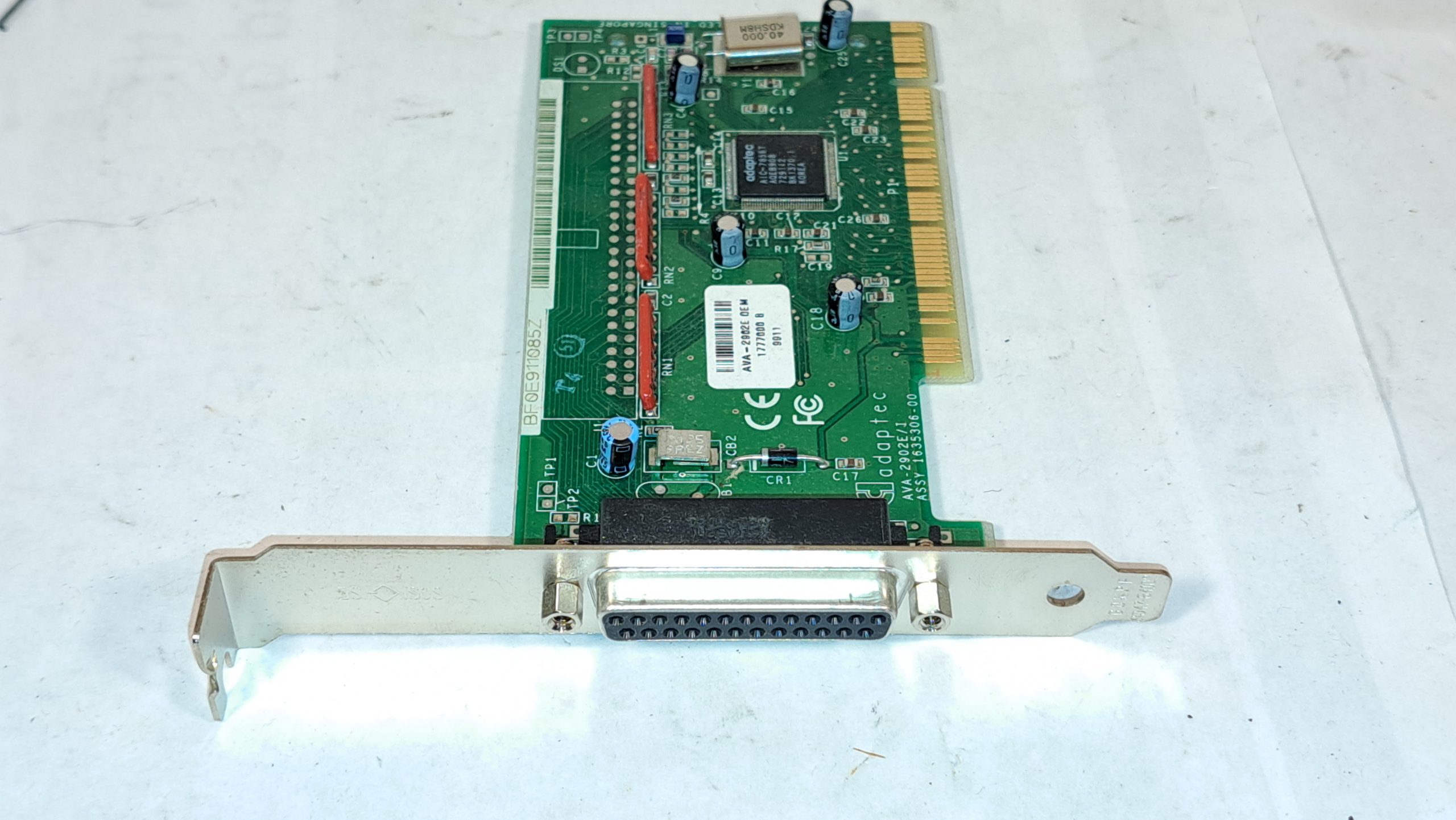 ADAPTEC – ADAPTEC AVA-2902E PCI SCSI CONTROLLER