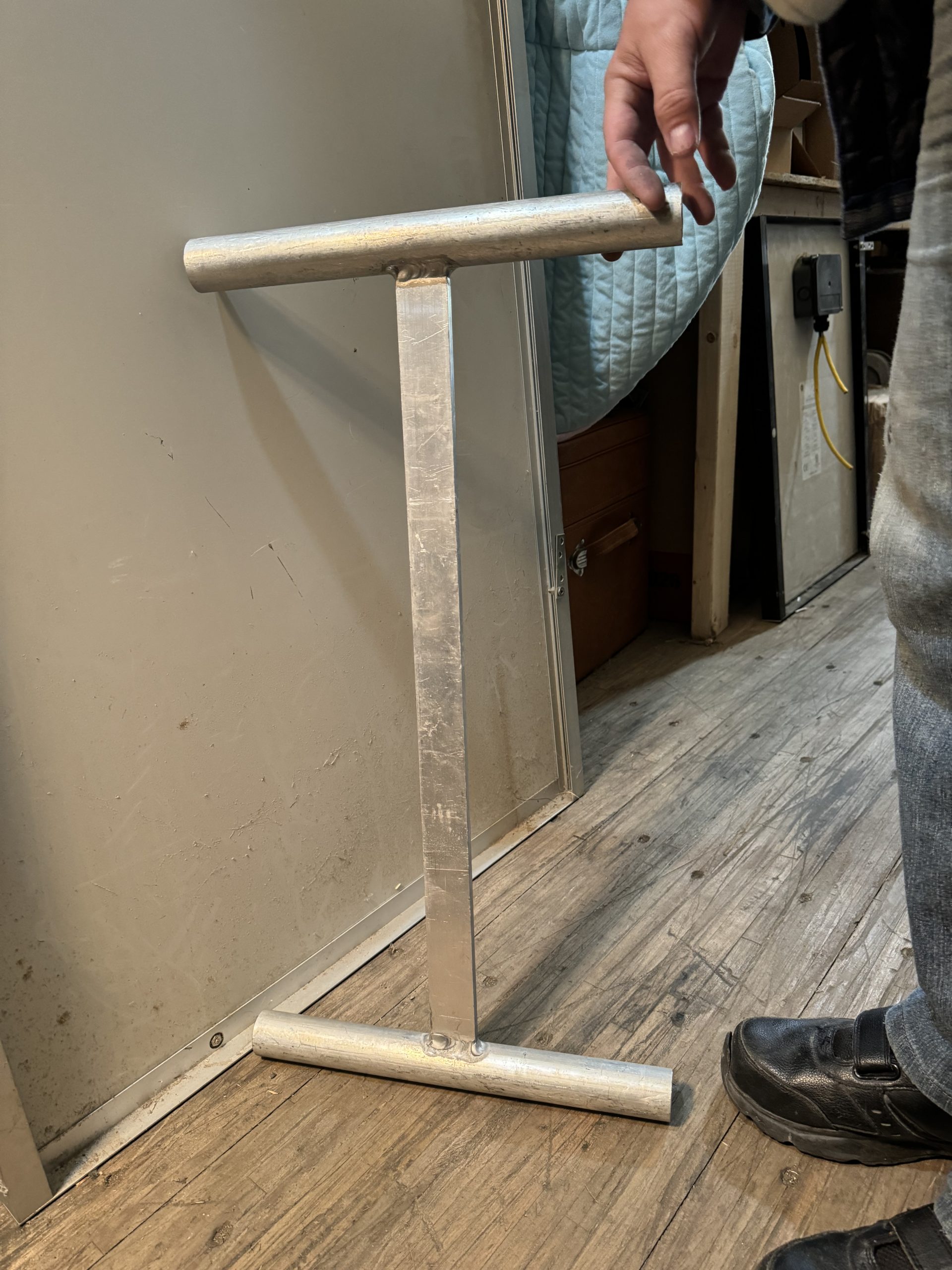 Support / Base robuste en T en aluminium soudé – Polyvalent et résistant à la corrosion