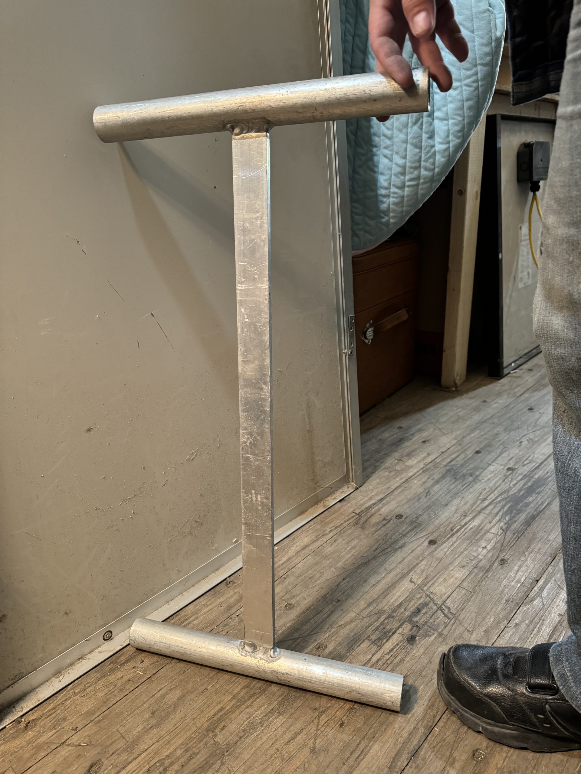 Support / Base robuste en T en aluminium soudé – Polyvalent et résistant à la corrosion