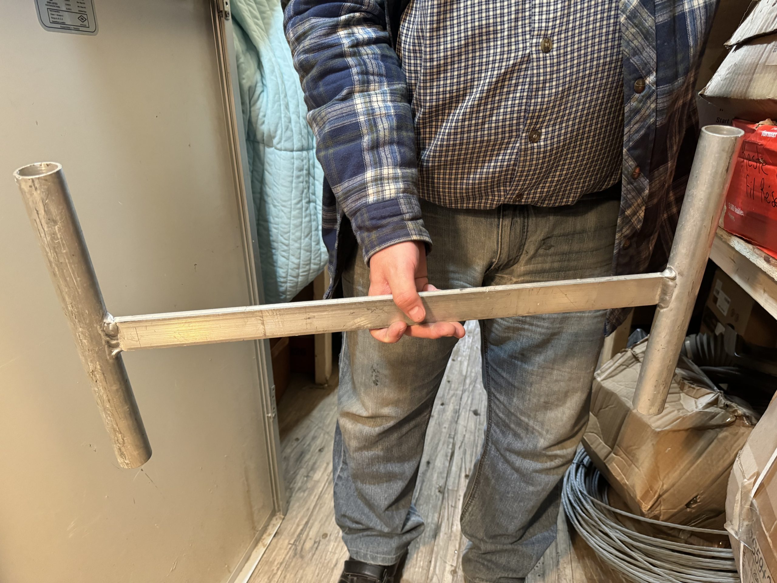 Support / Base robuste en T en aluminium soudé – Polyvalent et résistant à la corrosion