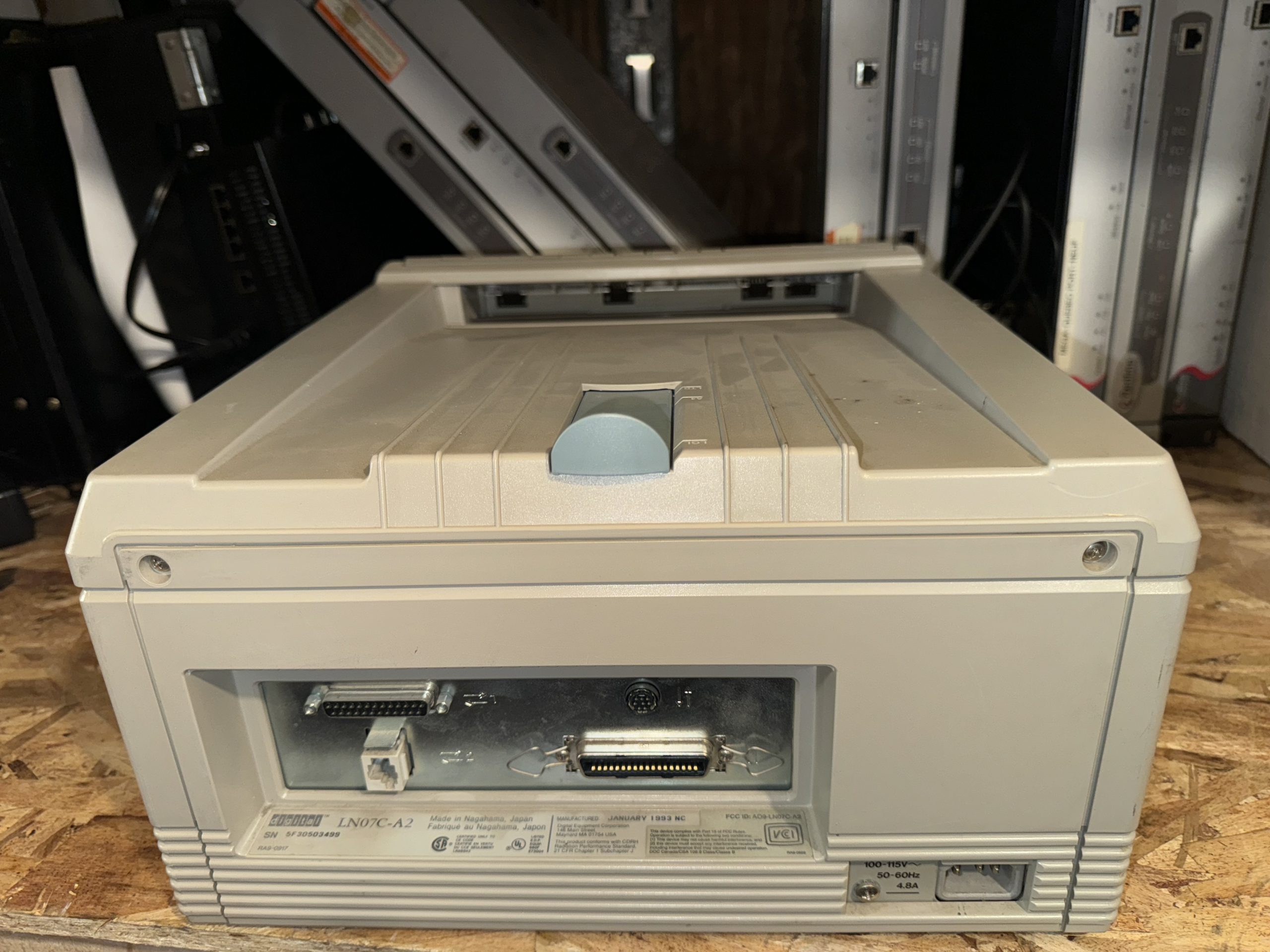 Imprimante Laser Rétro DEC DEClaser 1152 – PostScript & Blindage RF !