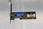 Adaptateur réseau PCI Linksys Wireless-G WMP54G 2,4 GHz 802.11g sans antenne – Neuf