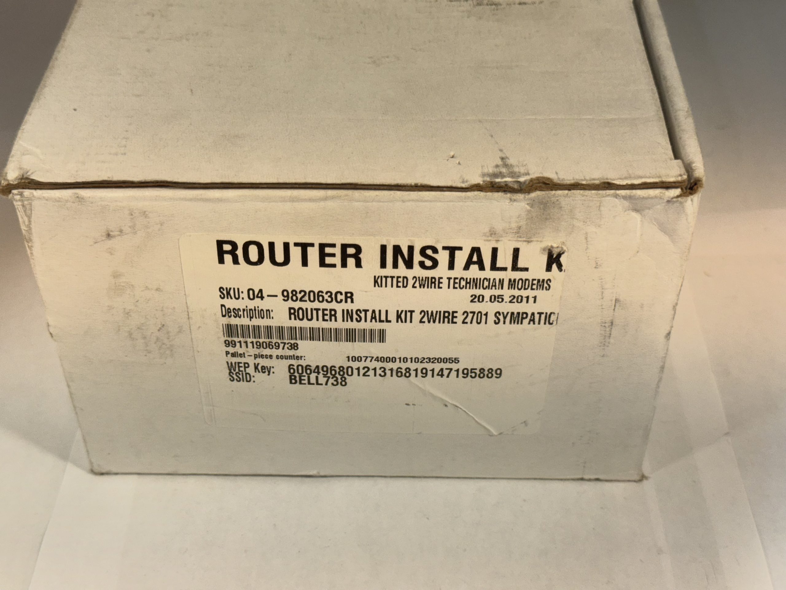 Routeur sans fil G 2Wire 2701HG-B 54 Mbps 4 ports 10/100